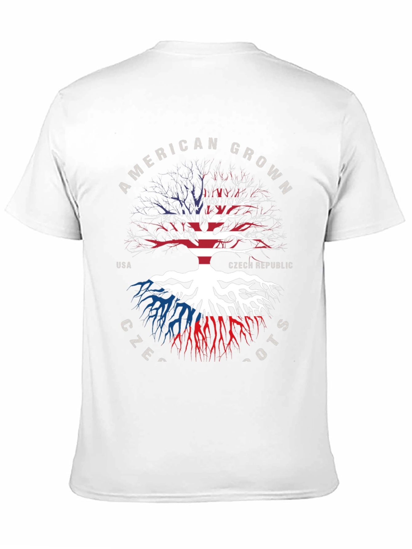 American Grown Czech Roots Black T-Shirt