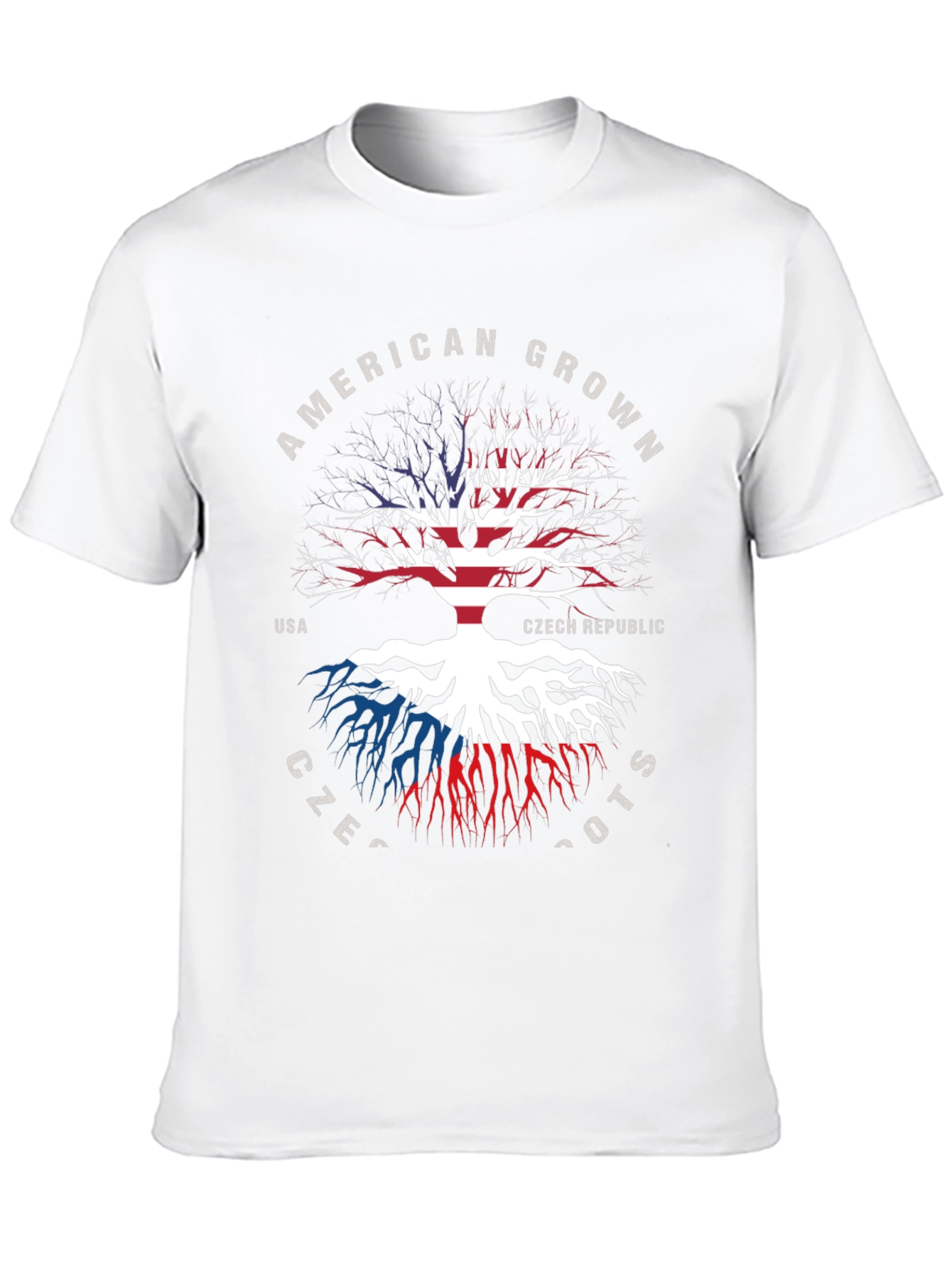 American Grown Czech Roots Black T-Shirt