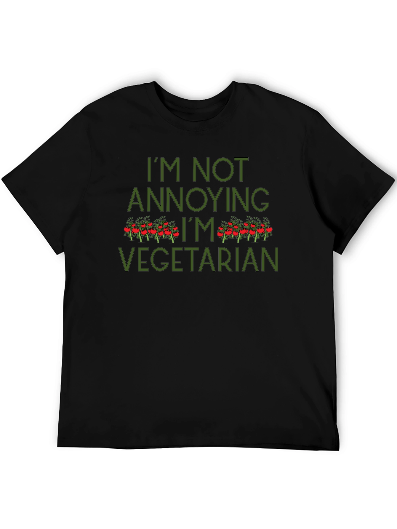 Im Not Annoying Im Vegetarian Graphic Tee