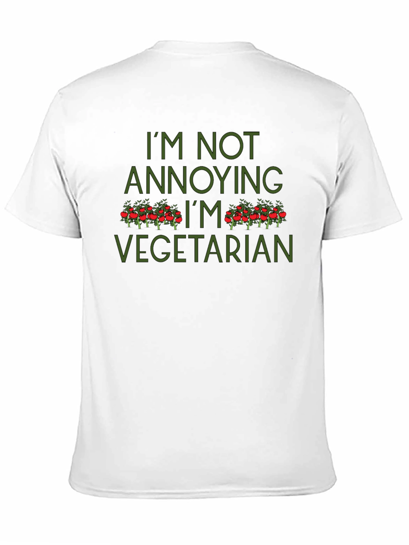 Im Not Annoying Im Vegetarian Graphic Tee