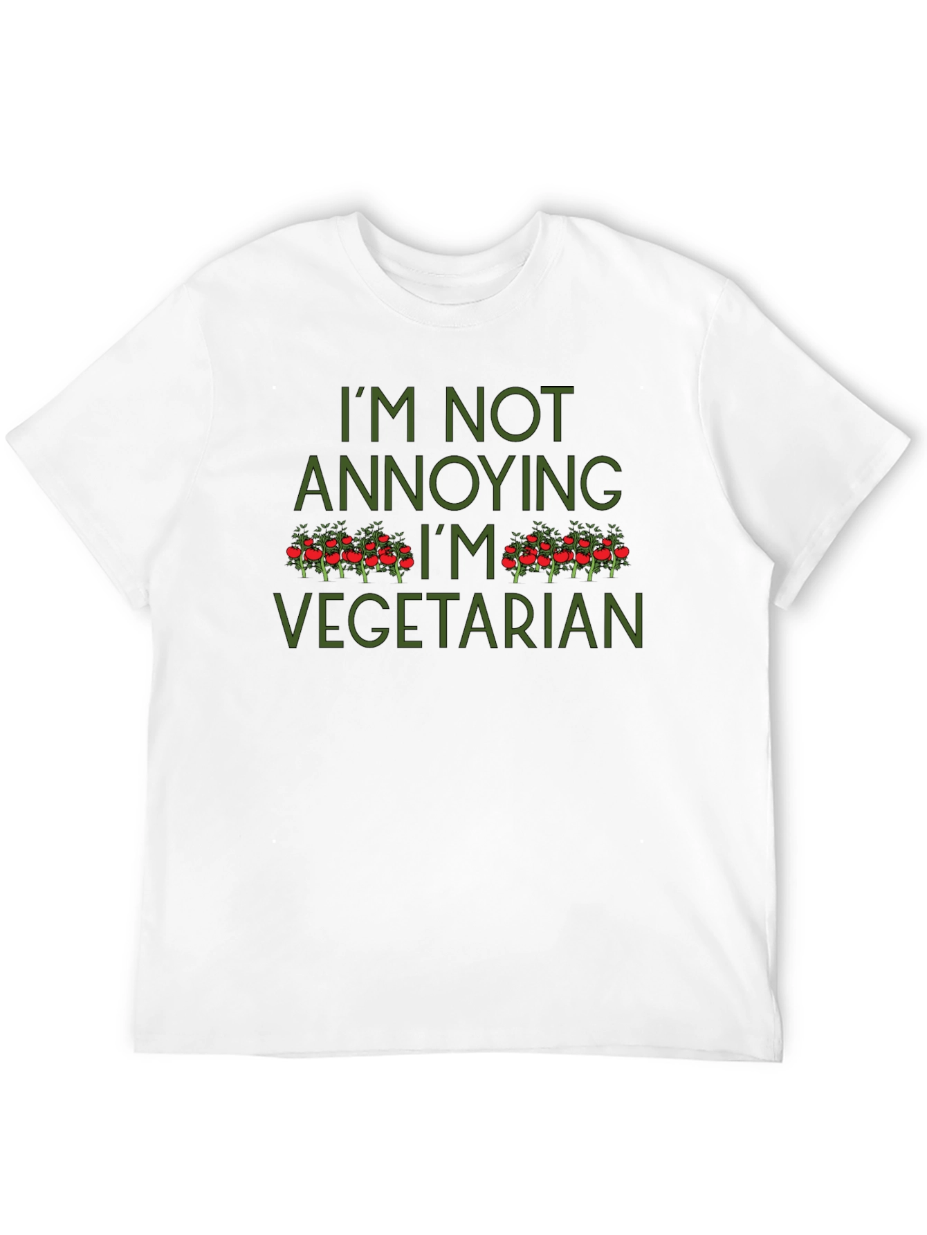 Im Not Annoying Im Vegetarian Graphic Tee