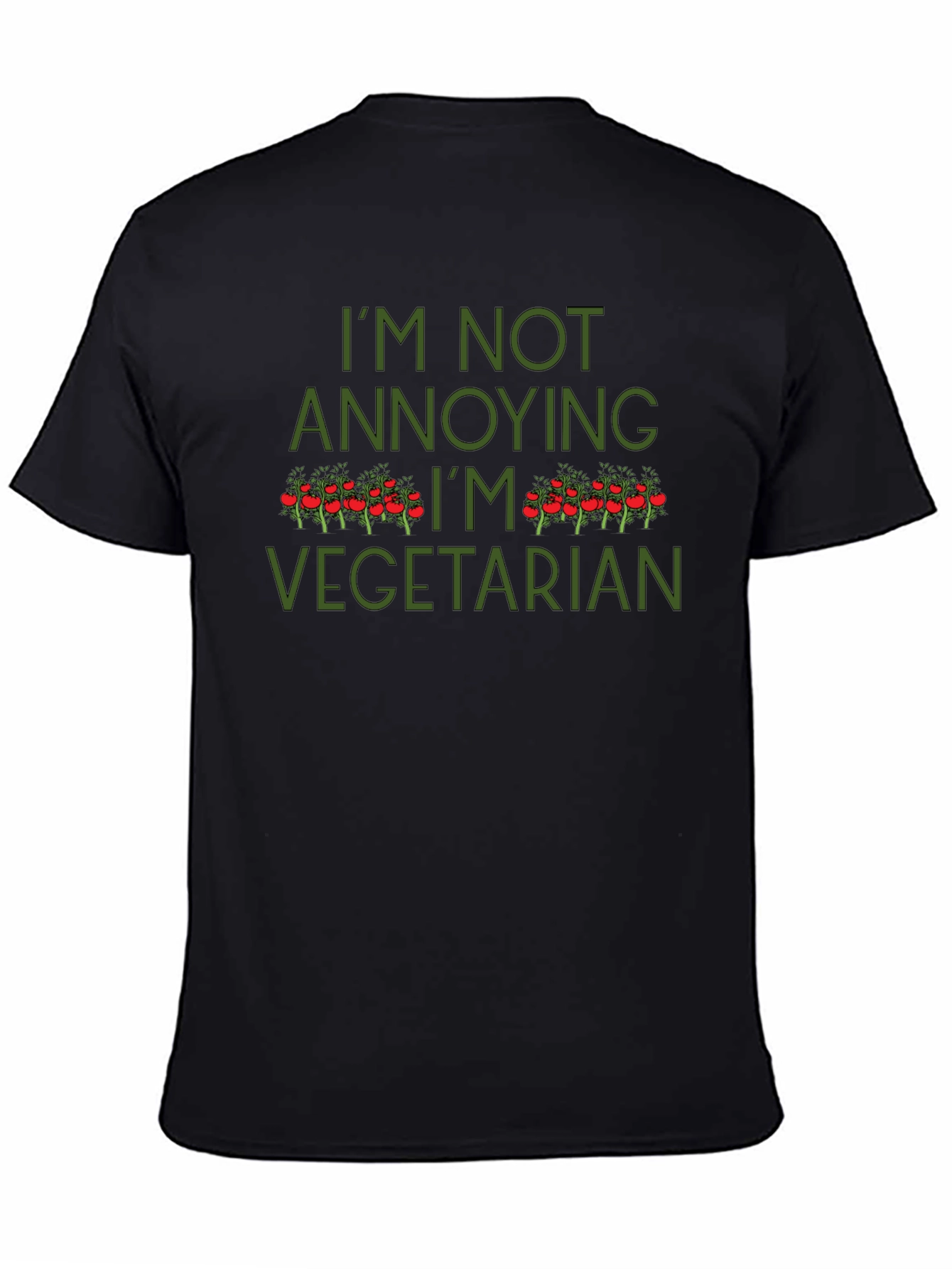 Im Not Annoying Im Vegetarian Graphic Tee