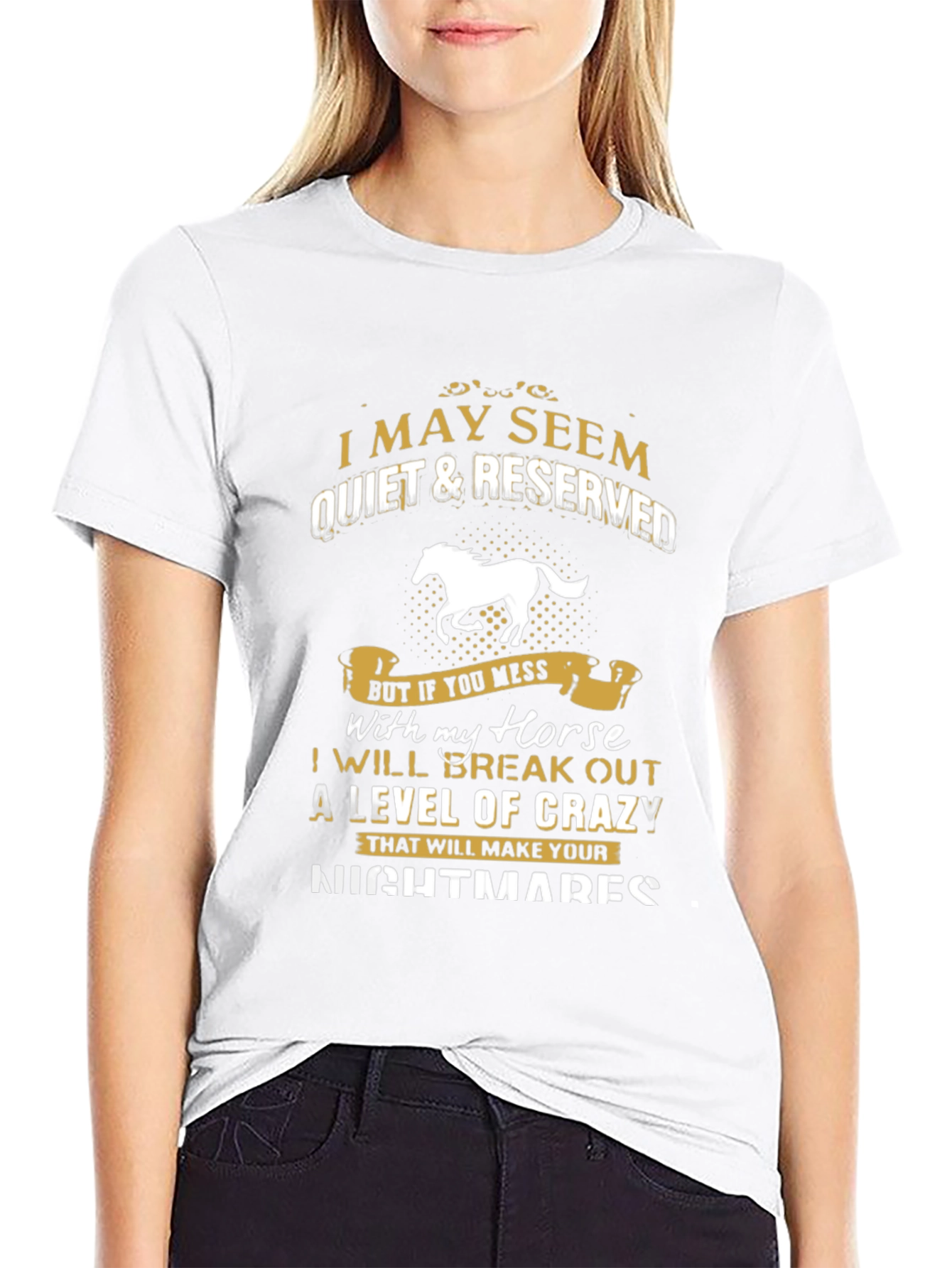 Quiet & Reserved Horse Lover T-Shirt