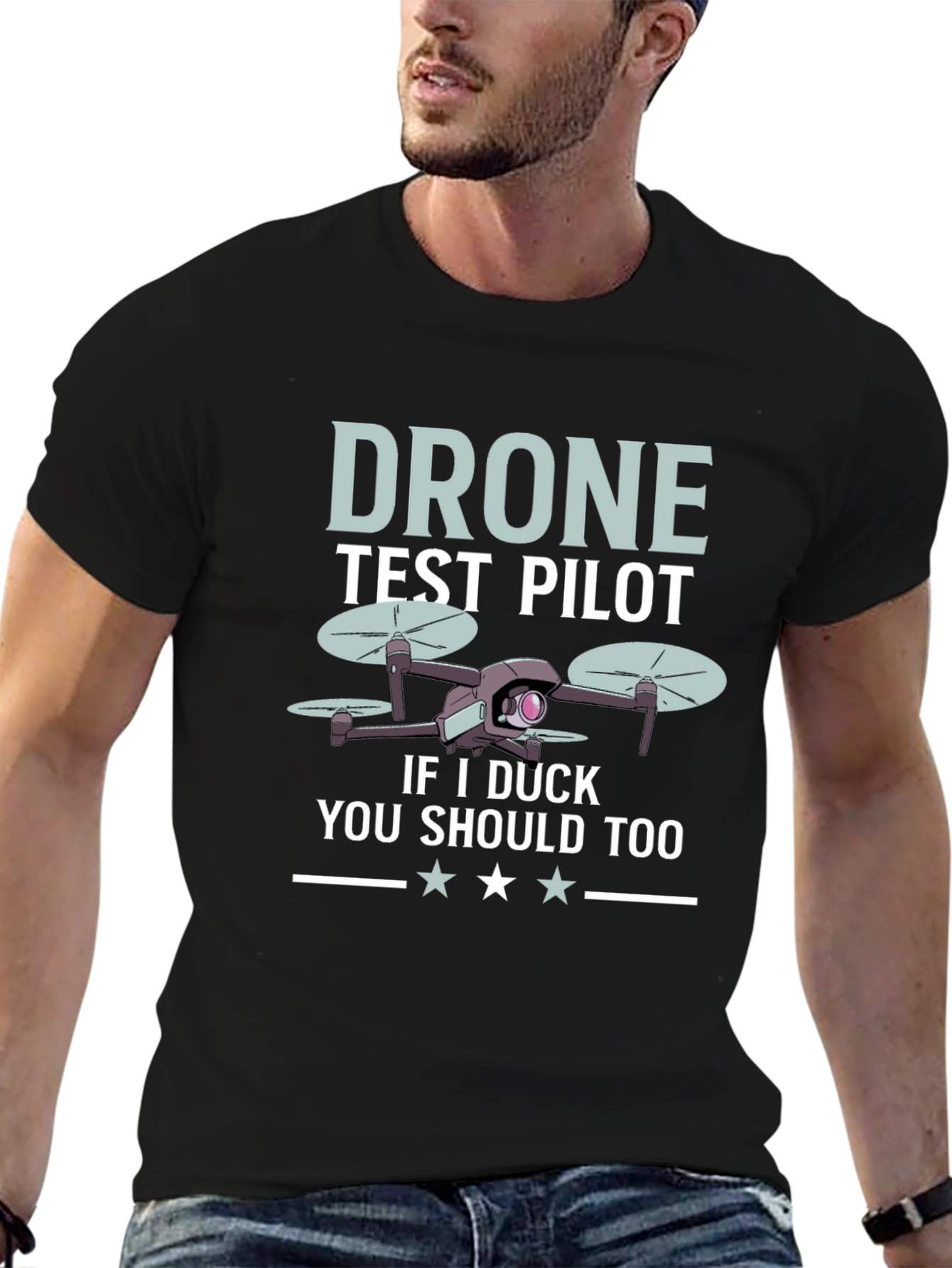 Drone Test Pilot Graphic Tee - Funny Hobbyist Shirt