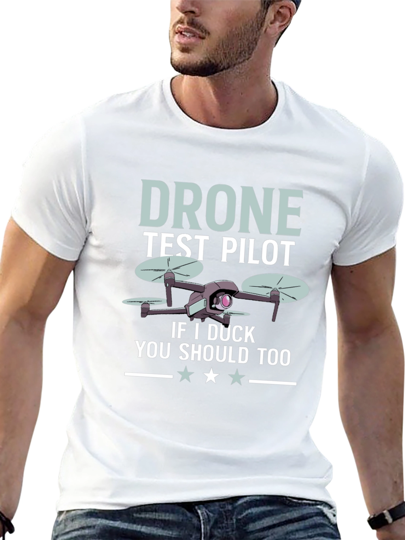 Drone Test Pilot Graphic Tee - Funny Hobbyist Shirt