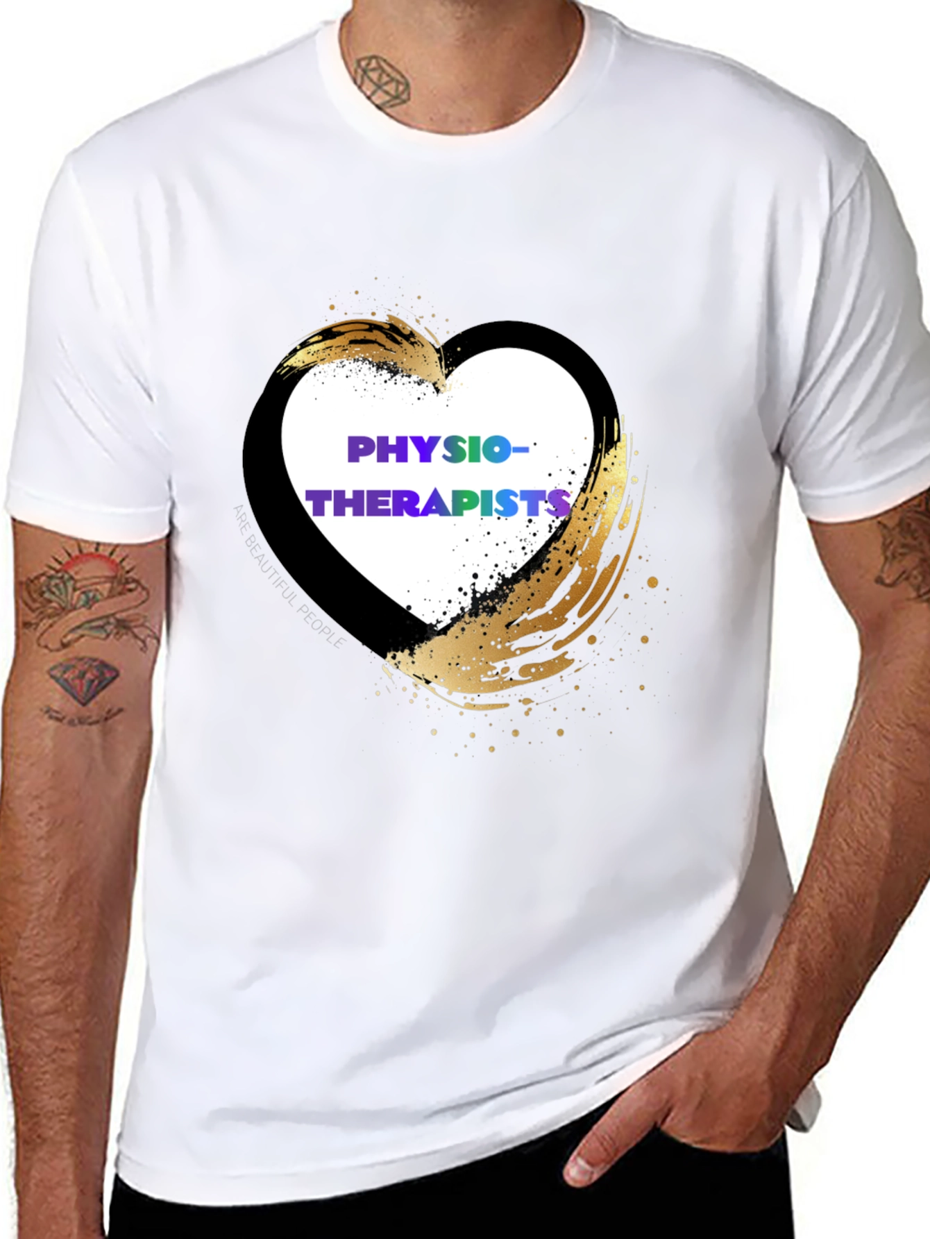 Physiotherapists Heart Graphic Tee