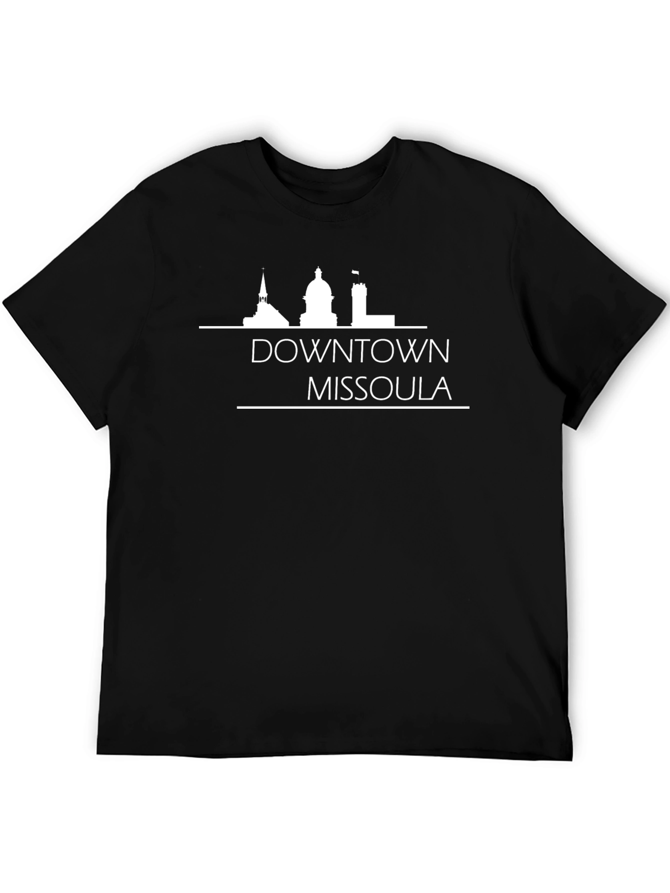 Downtown Missoula T-Shirt - Black