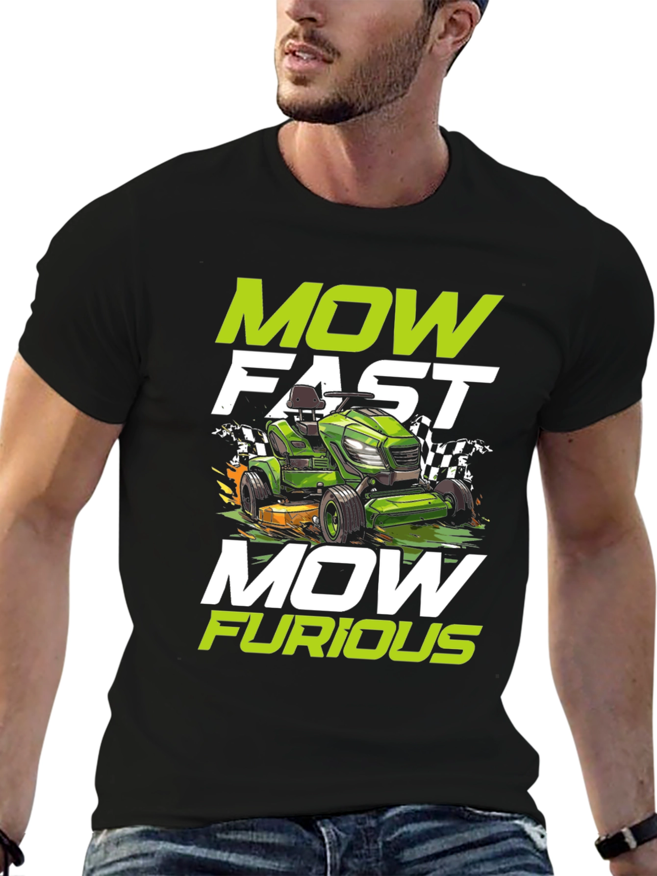 Mow Fast Furious Graphic T-Shirt