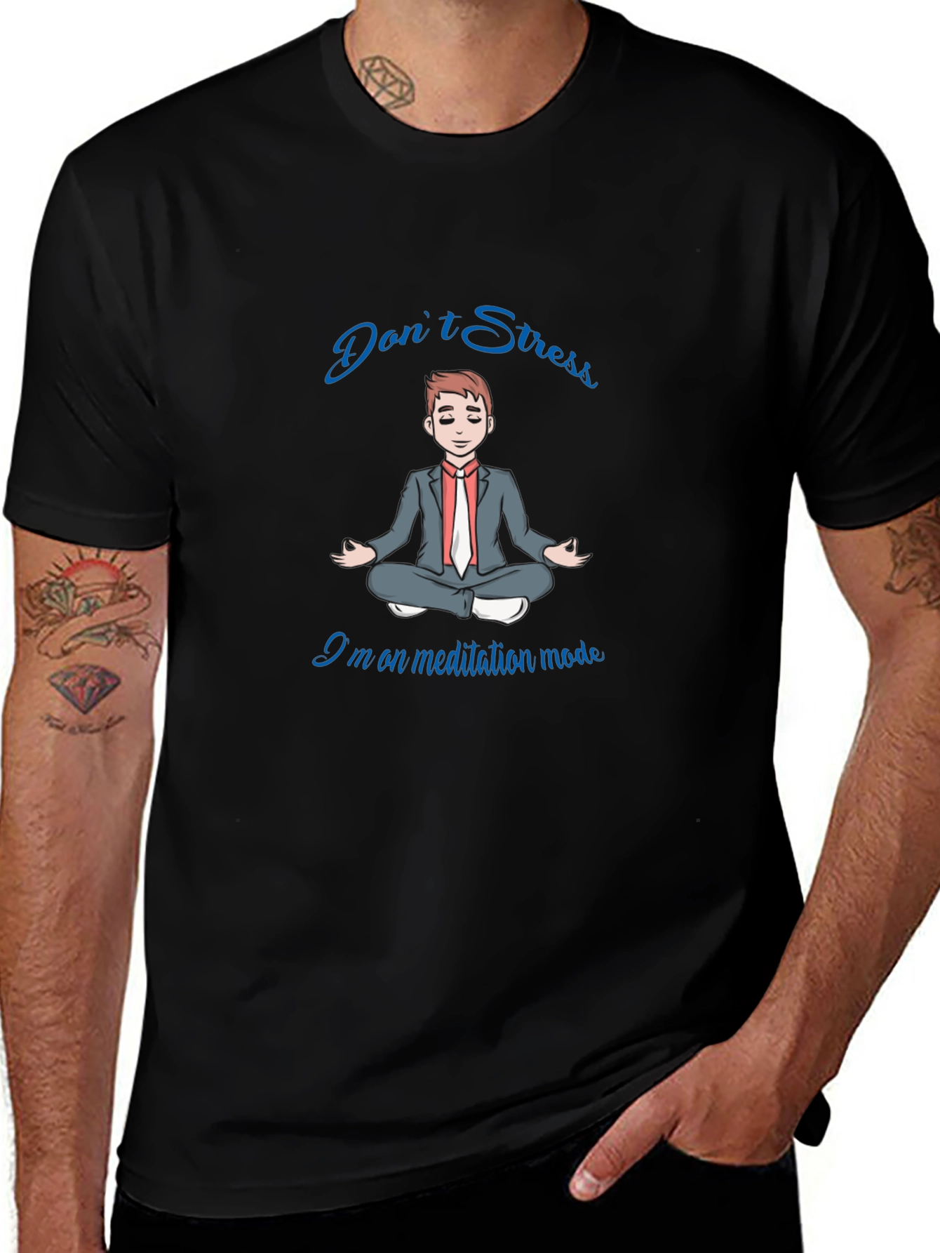 Mens Meditation Mode T-Shirt