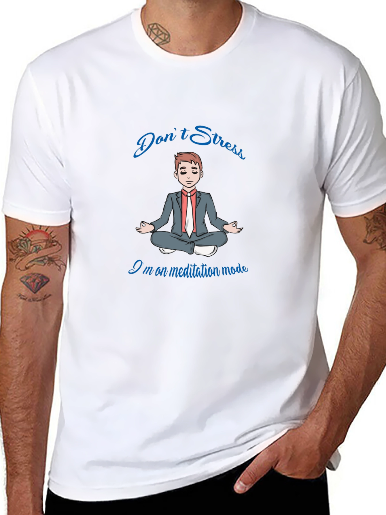 Mens Meditation Mode T-Shirt