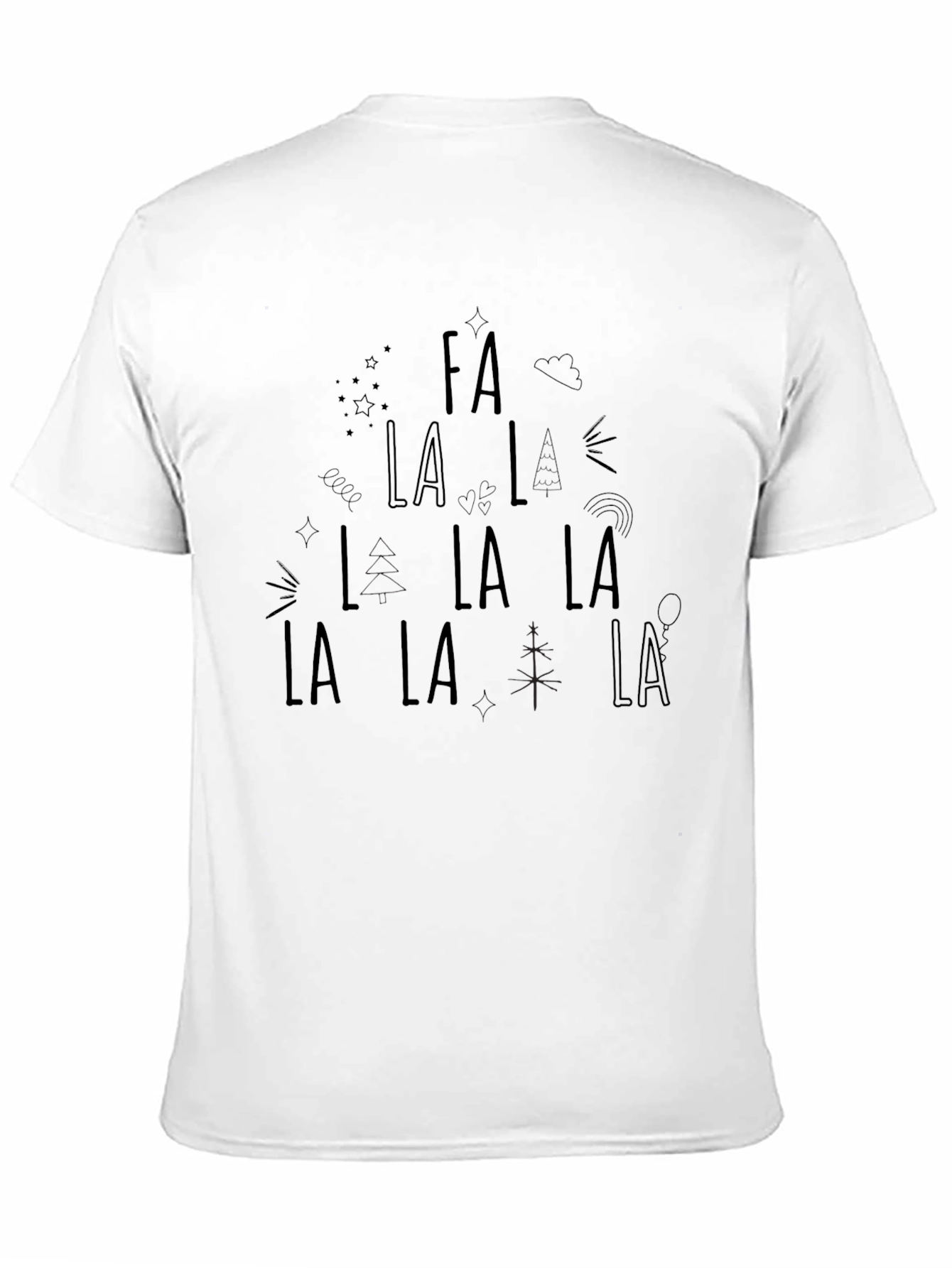Fa La La Christmas Holiday Graphic Tee