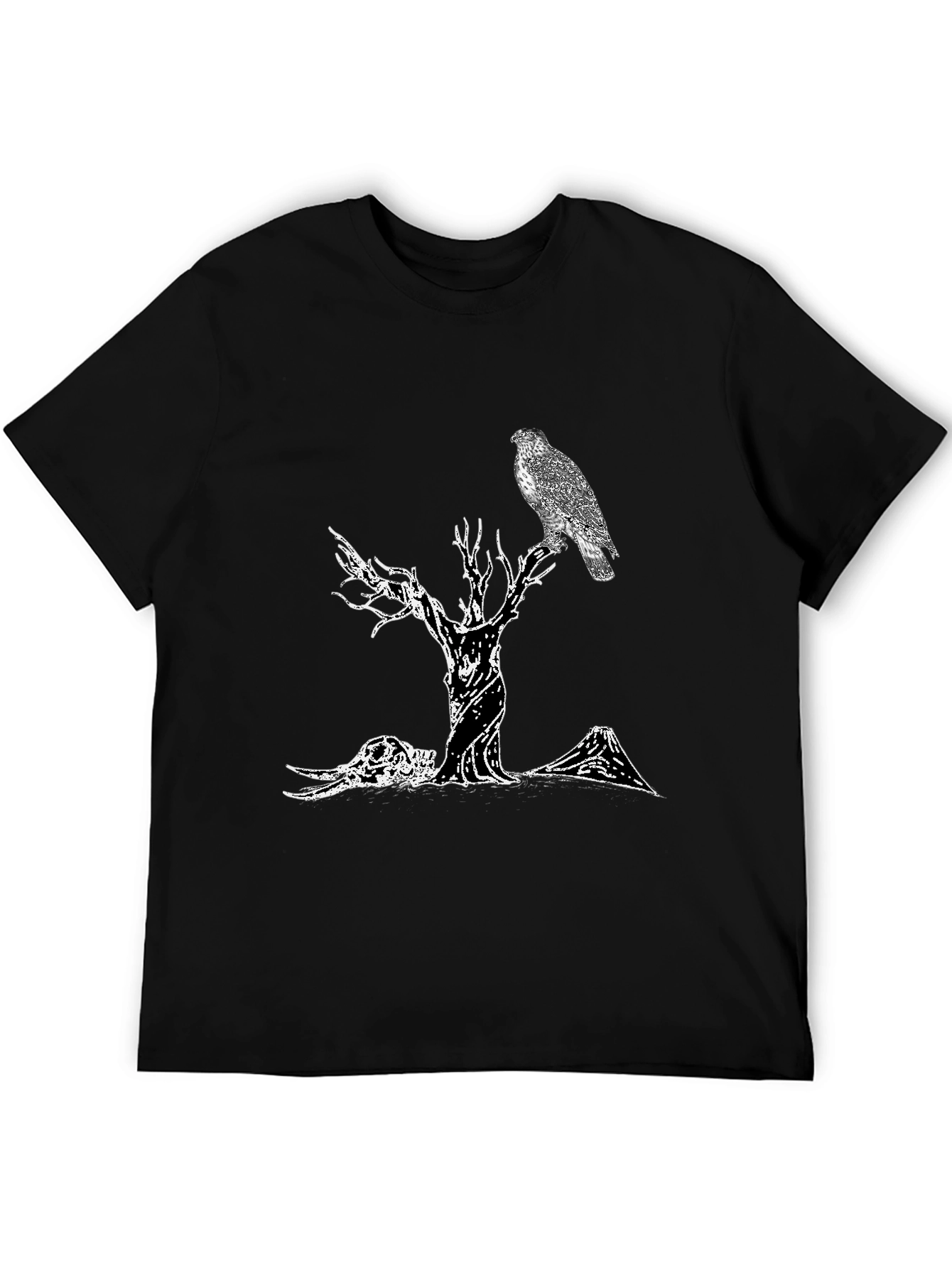 Raven Tree Graphic Tee - Black