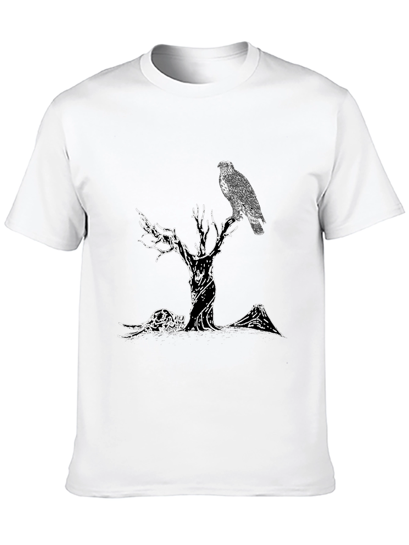 Raven Tree Graphic Tee - Black