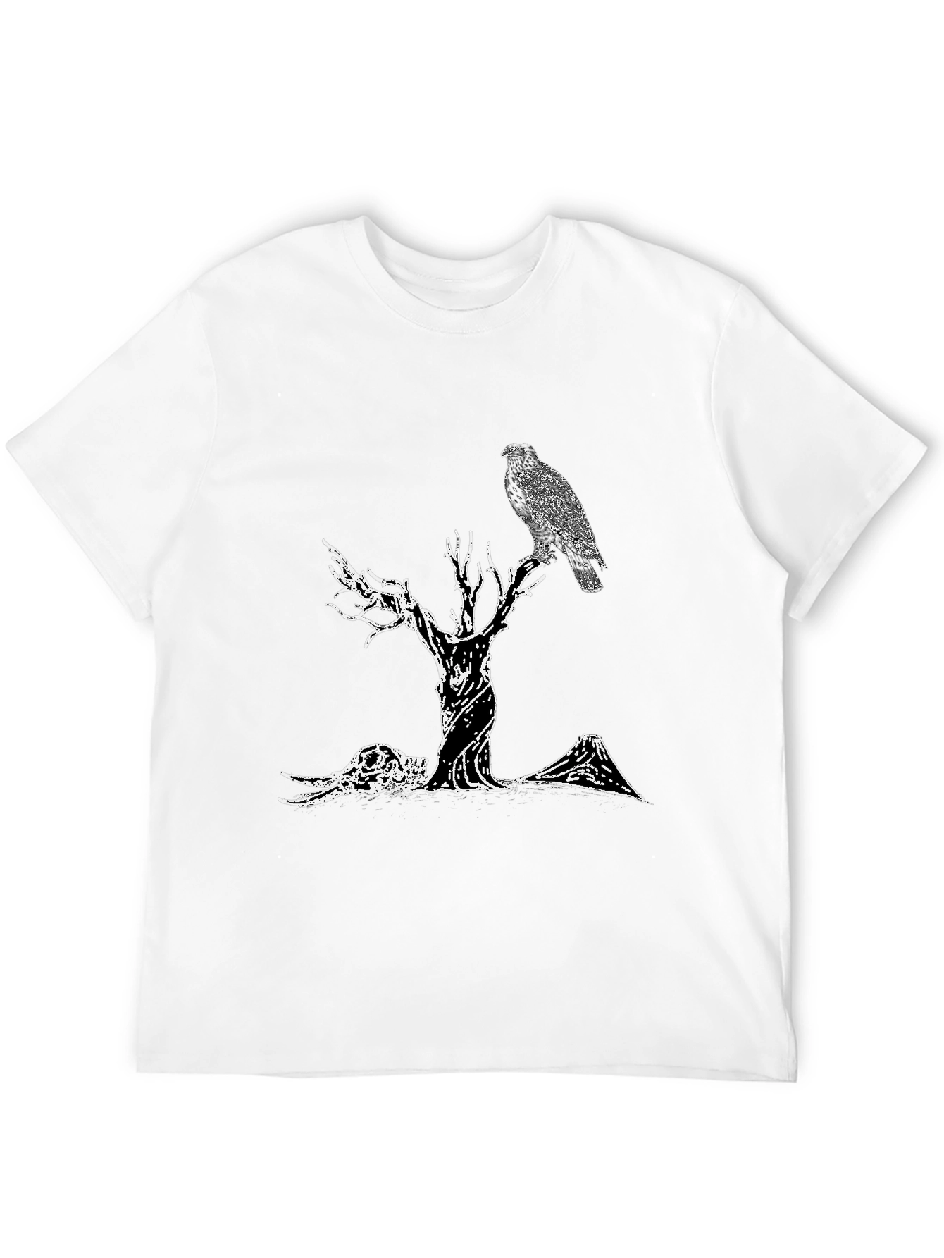 Raven Tree Graphic Tee - Black
