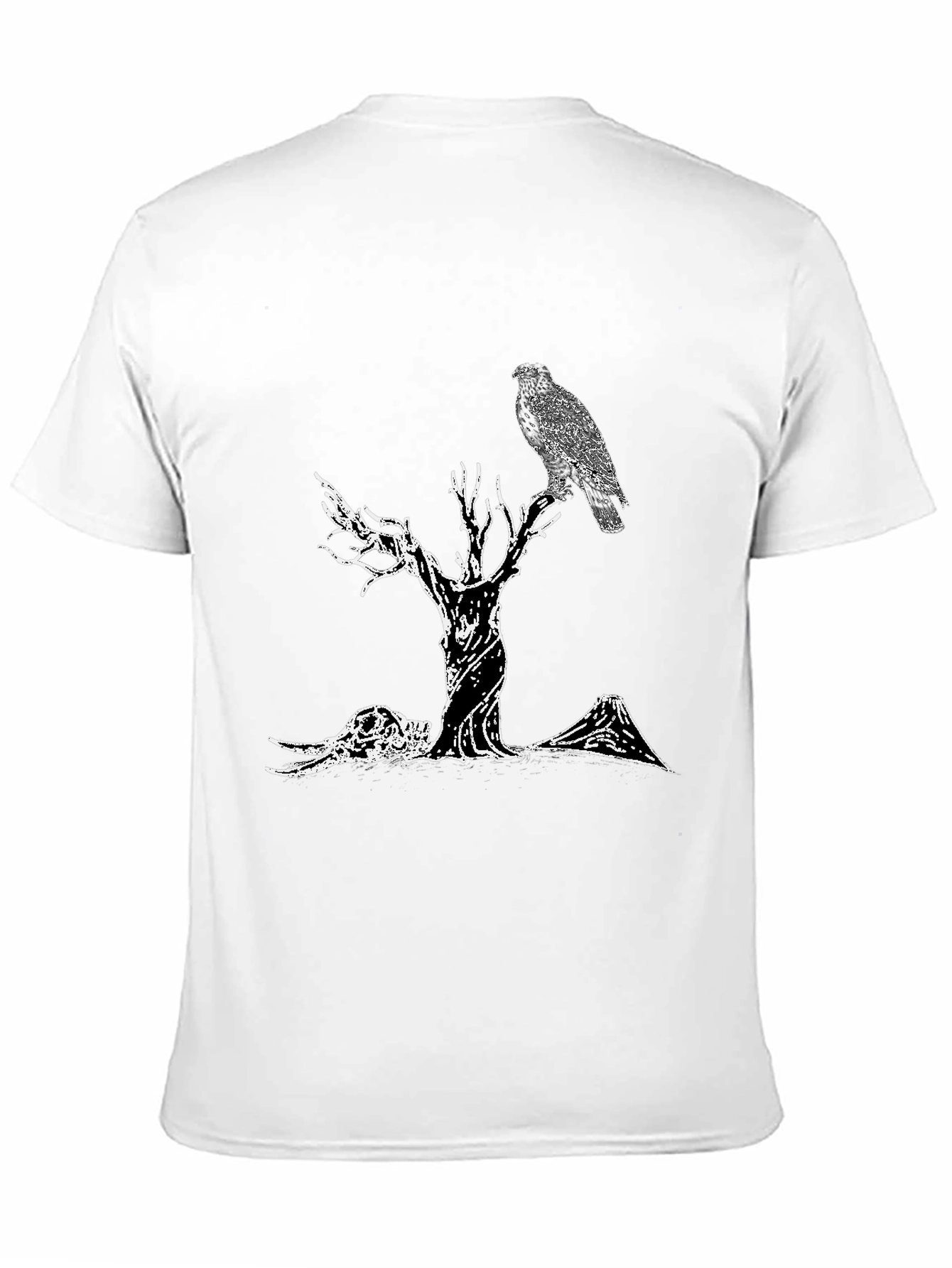 Raven Tree Graphic Tee - Black