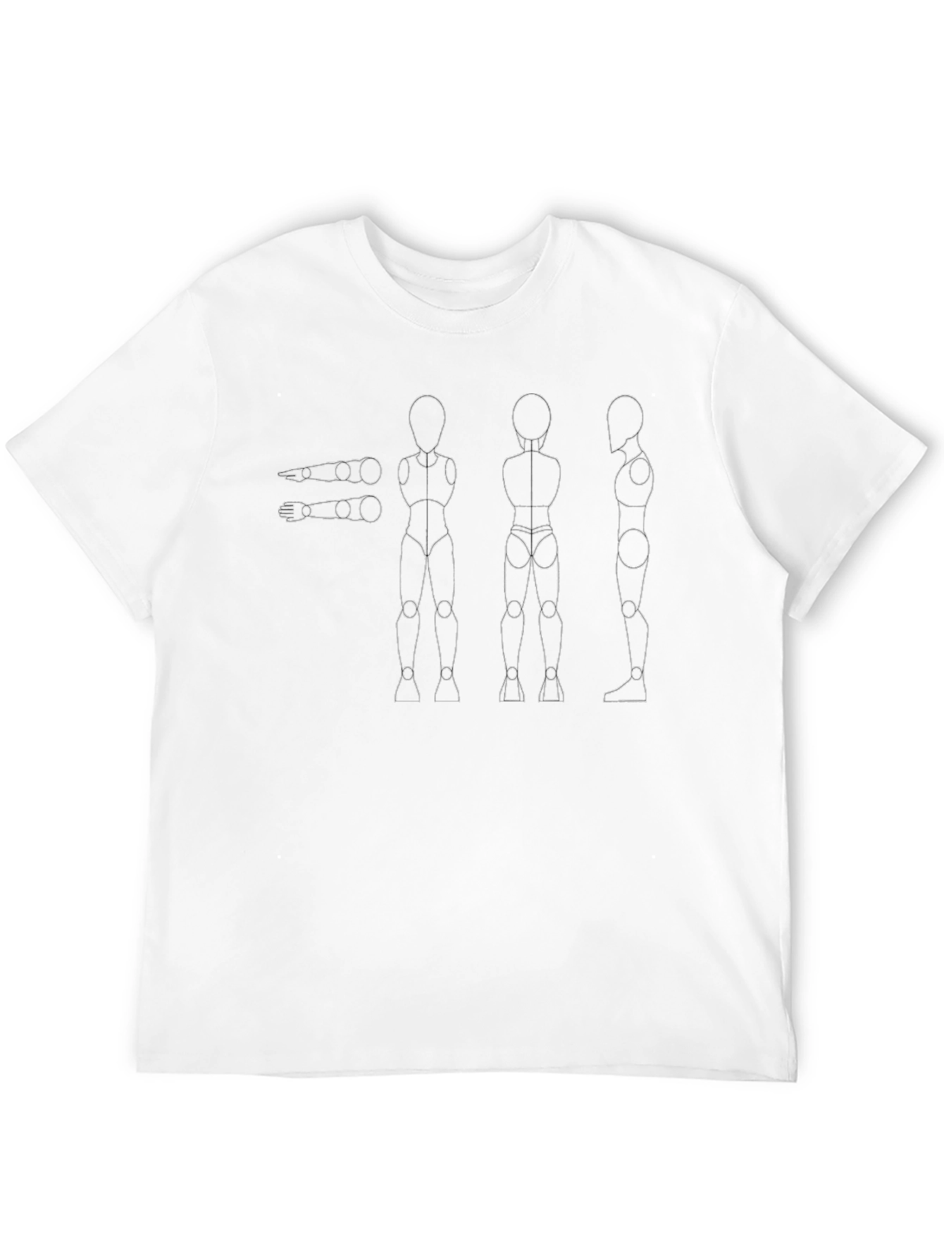 Figure Drawing T-Shirt - Artistic Anatomy Tee