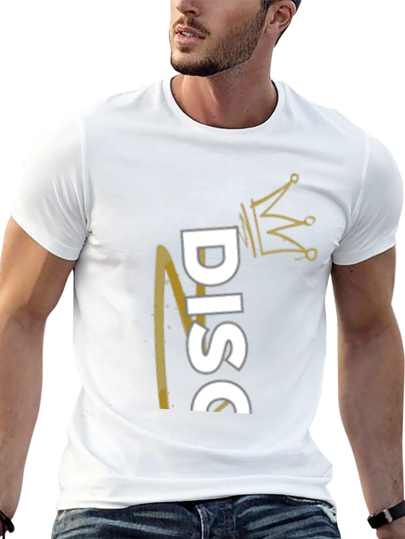 Disc Golf King T-Shirt - Black Stylish Casual Tee