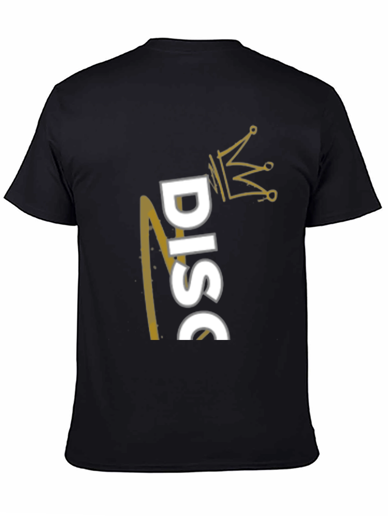 Disc Golf King T-Shirt - Black Stylish Casual Tee