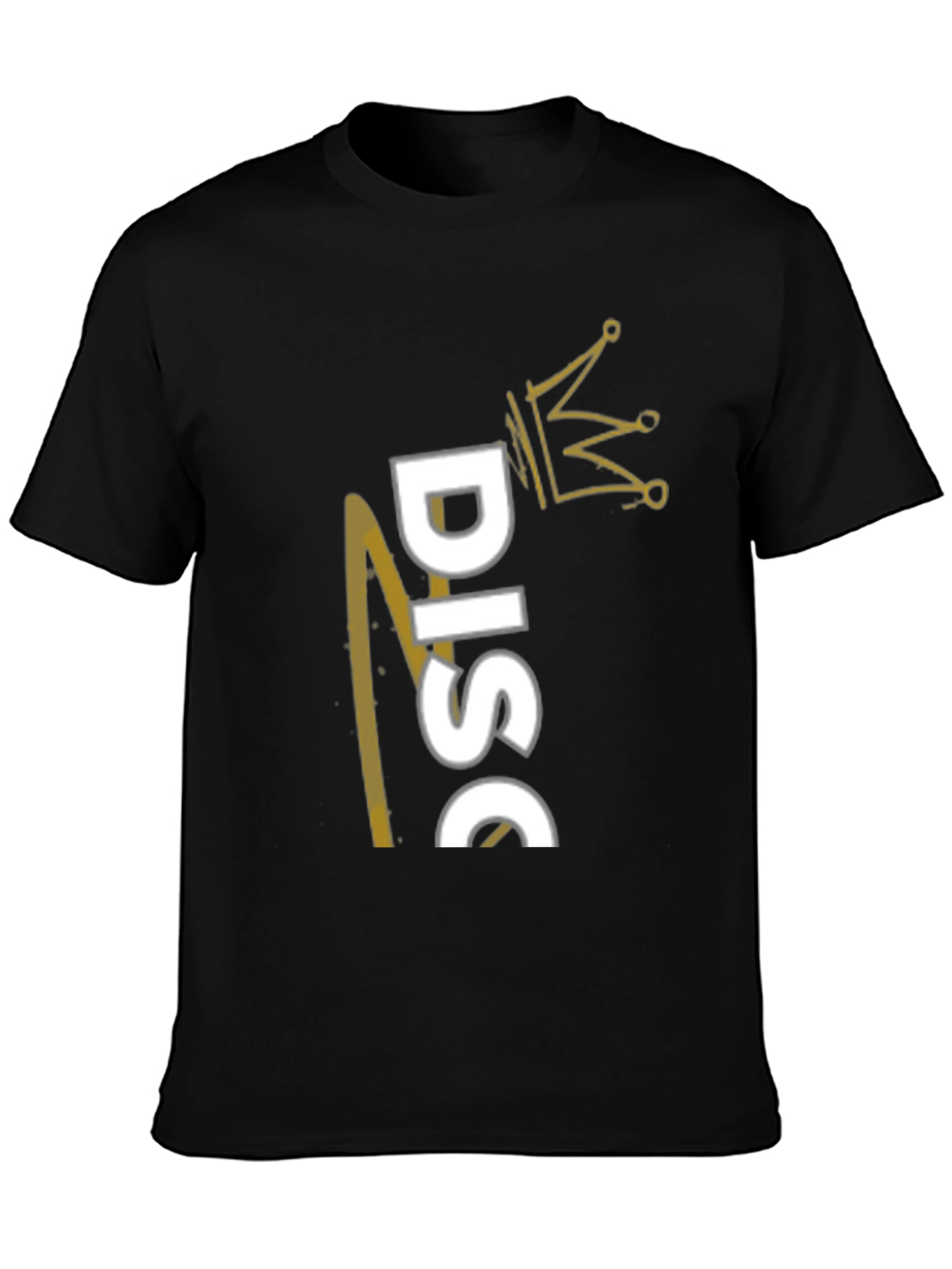 Disc Golf King T-Shirt - Black Stylish Casual Tee