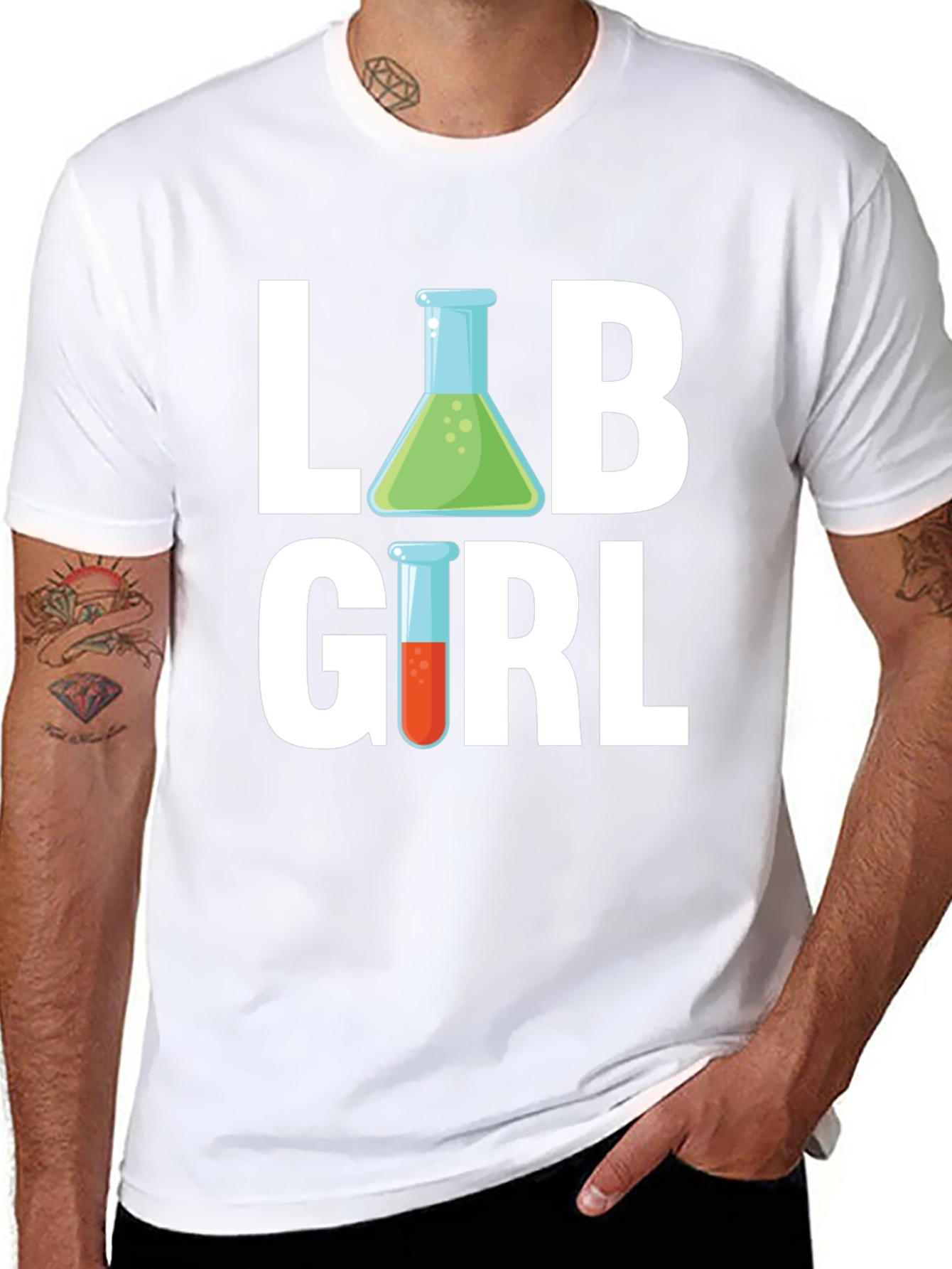 Lab Girl Science T-Shirt - Chemistry Tee