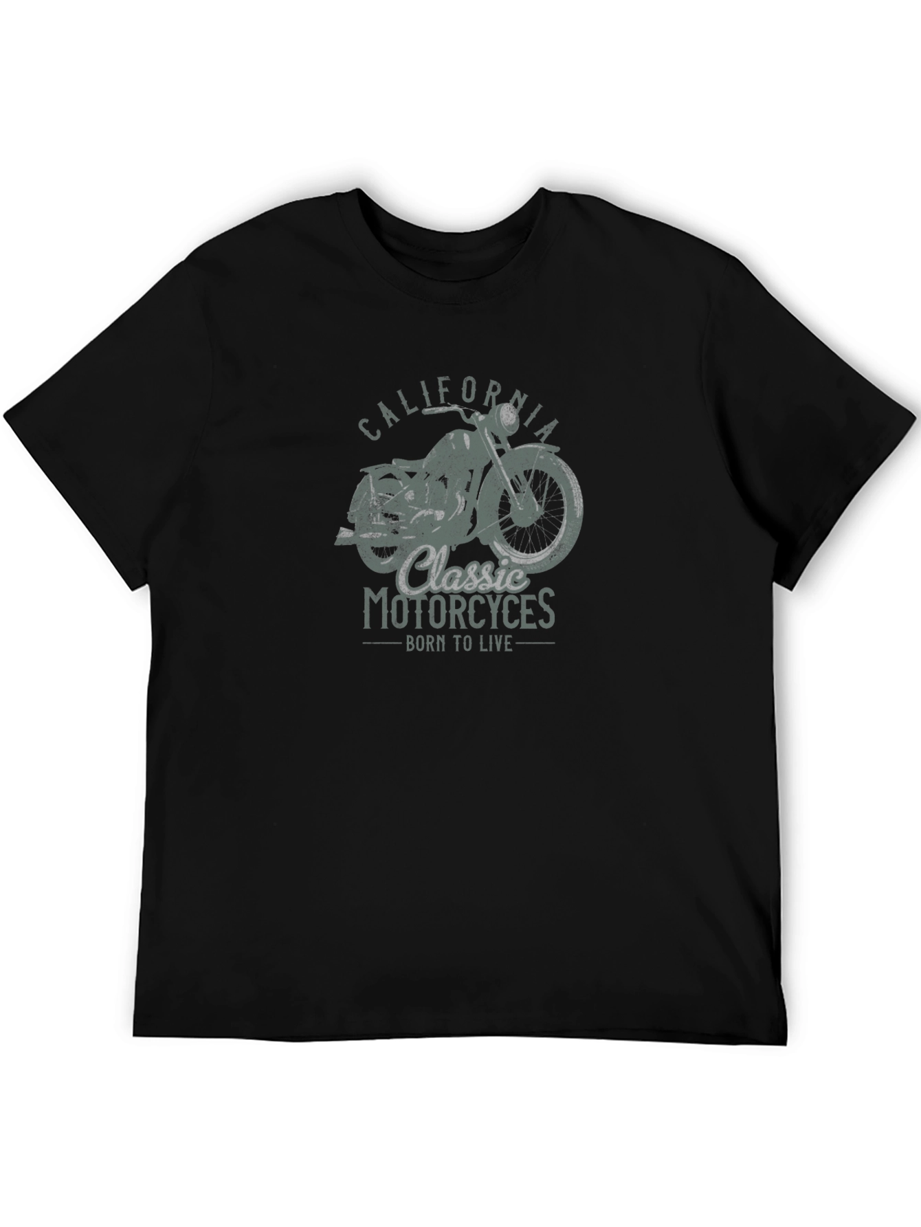 Classic Motorcycle Graphic Tee - Ride in Style!