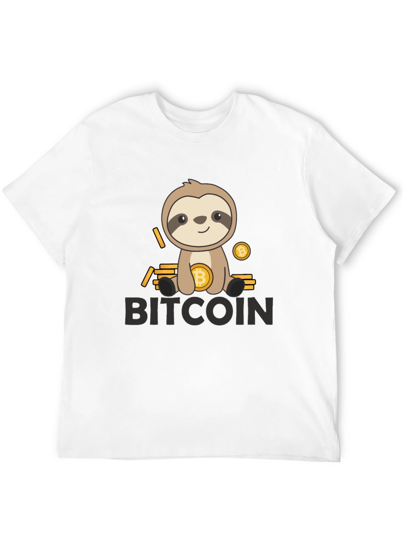 Bitcoin Sloth T-Shirt - Crypto Currency Tee