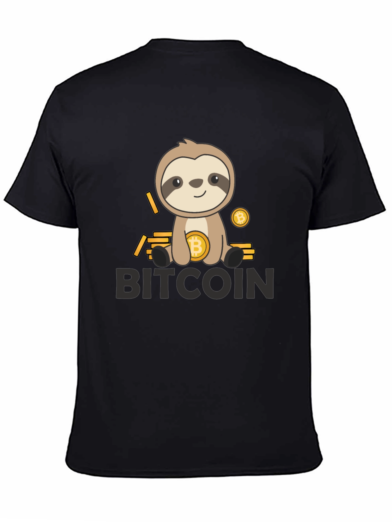 Bitcoin Sloth T-Shirt - Crypto Currency Tee