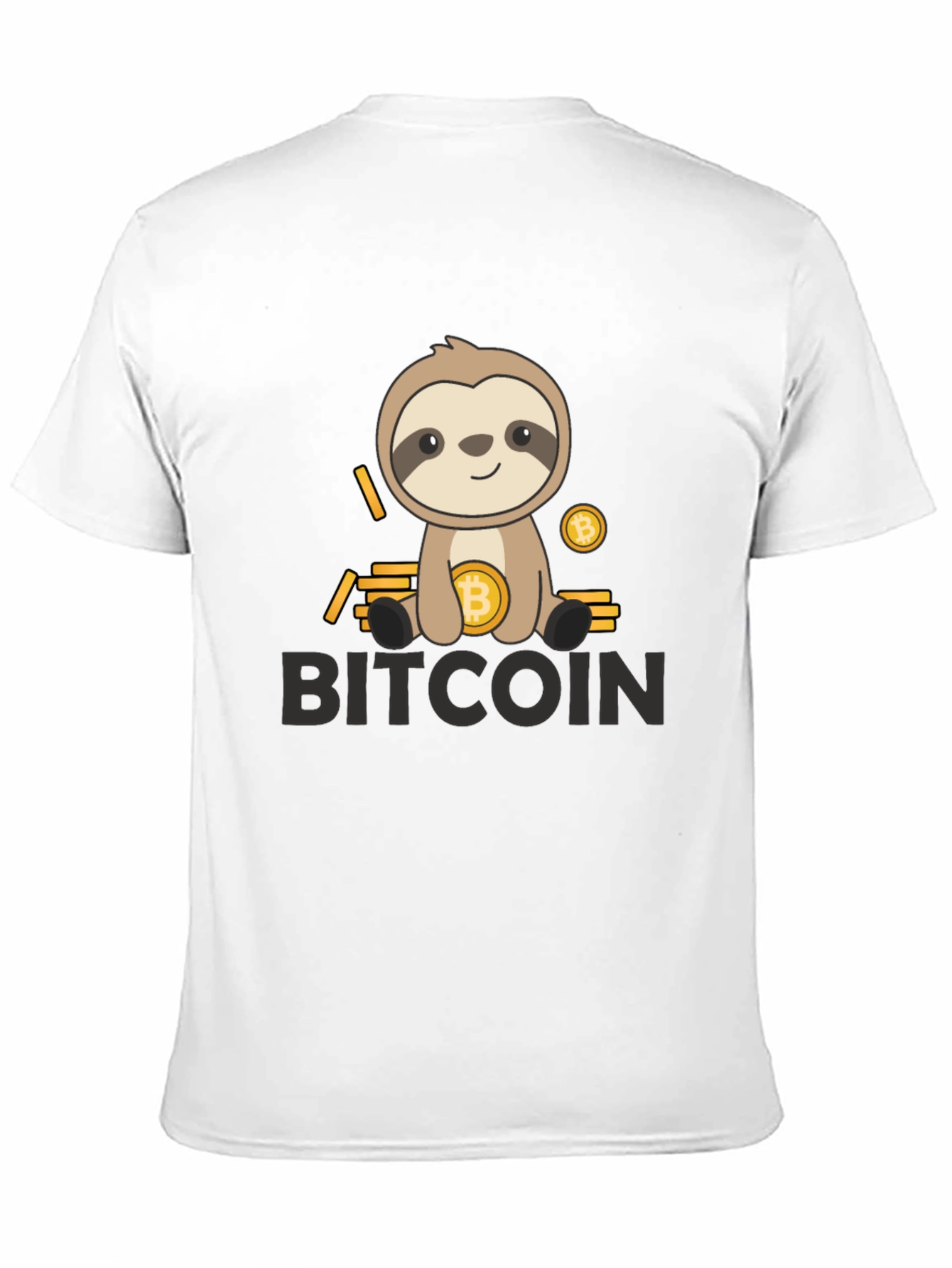 Bitcoin Sloth T-Shirt - Crypto Currency Tee