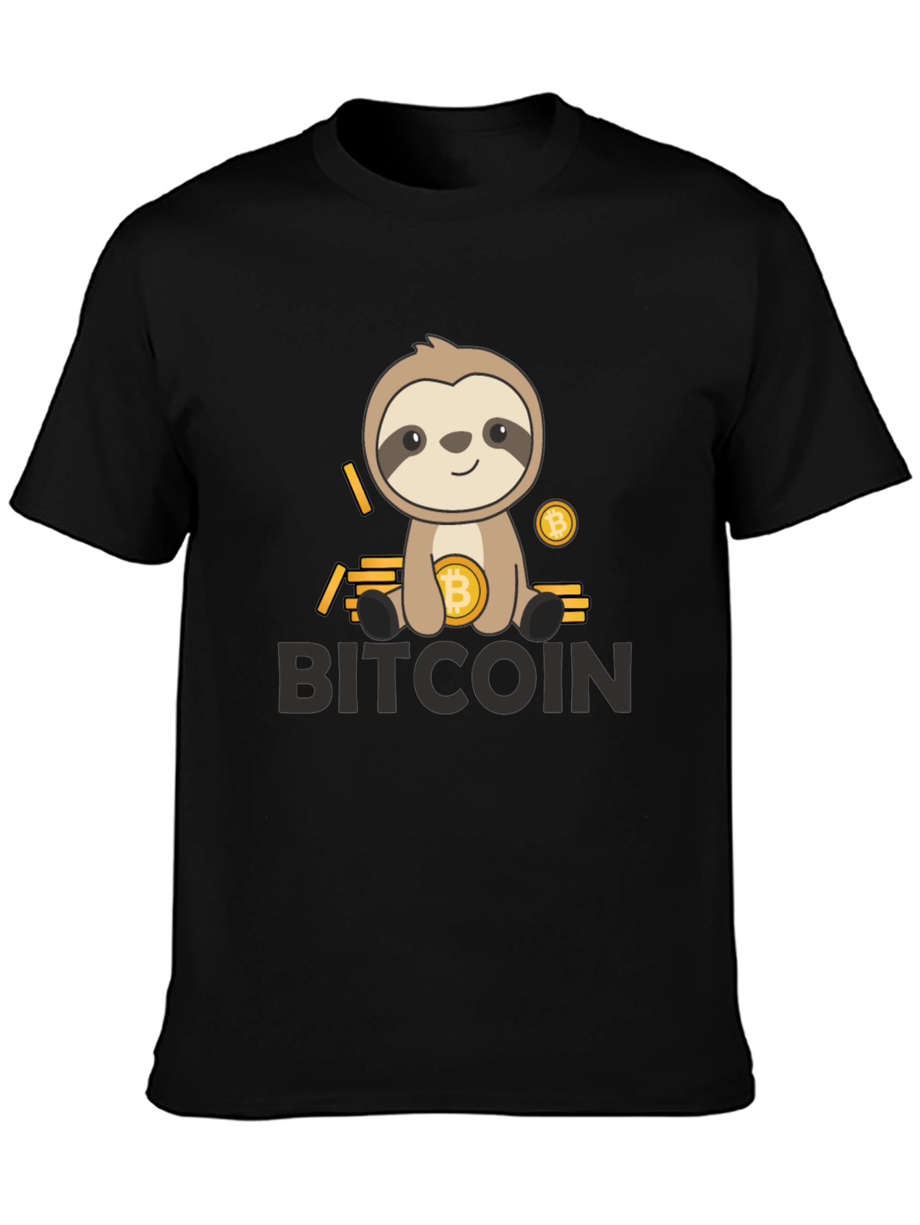 Bitcoin Sloth T-Shirt - Crypto Currency Tee