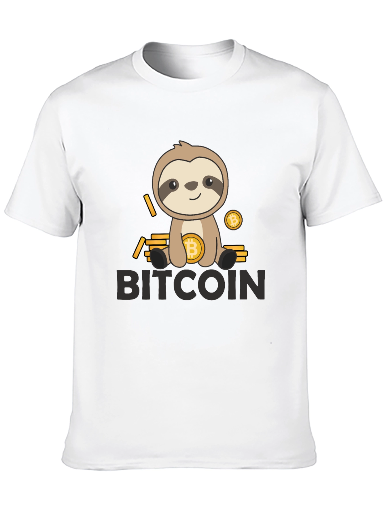 Bitcoin Sloth T-Shirt - Crypto Currency Tee