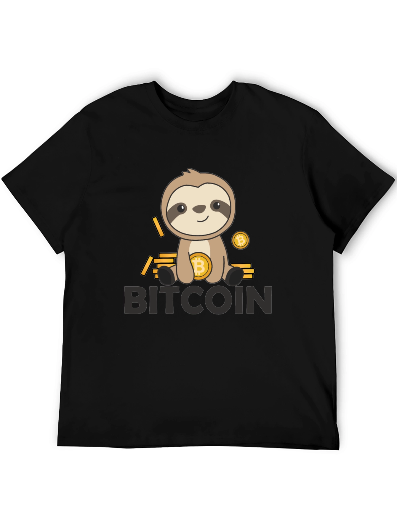 Bitcoin Sloth T-Shirt - Crypto Currency Tee