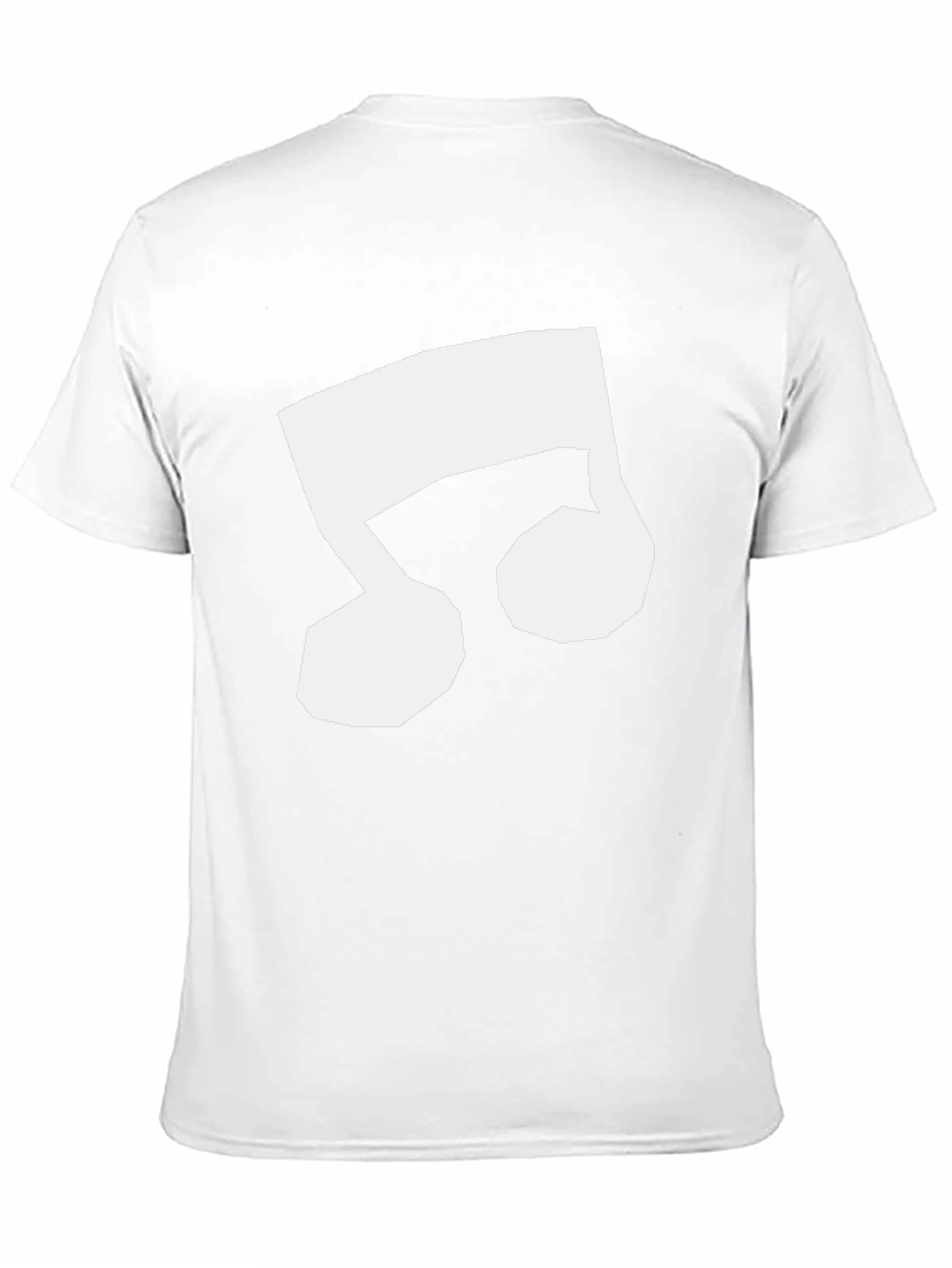Music Note Graphic Tee - Black Casual Shirt