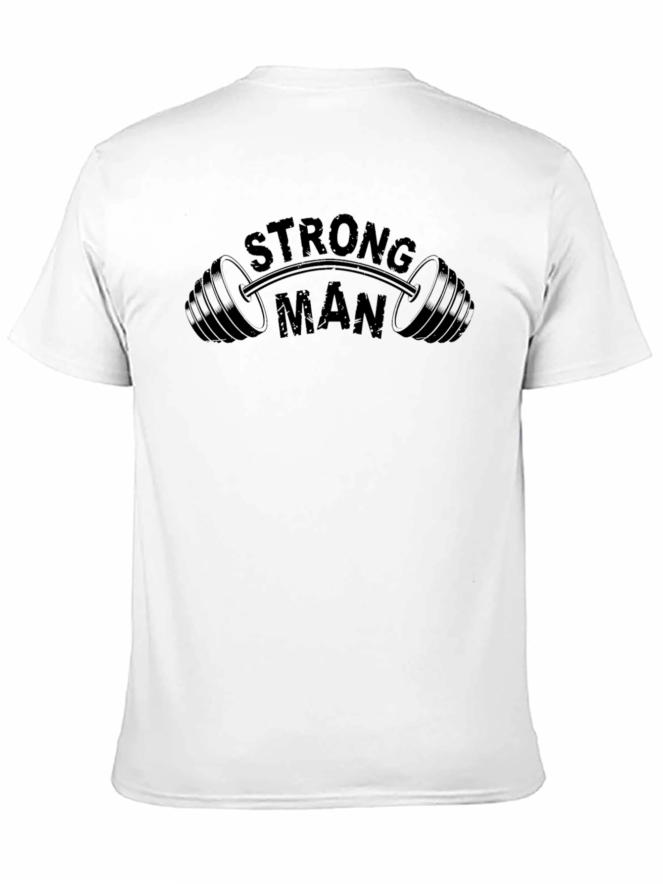 Strong Man Black T-Shirt
