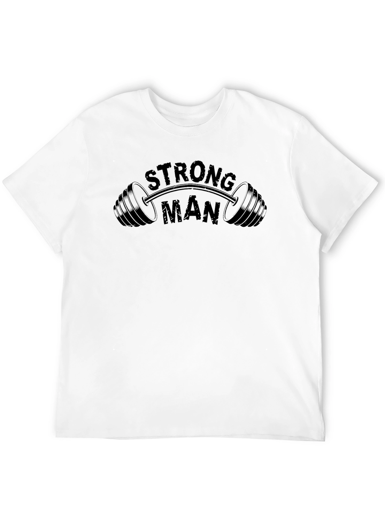 Strong Man Black T-Shirt