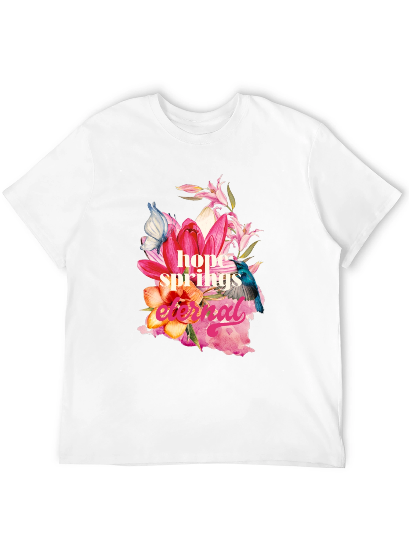 Hope Springs Eternal Floral Graphic Tee