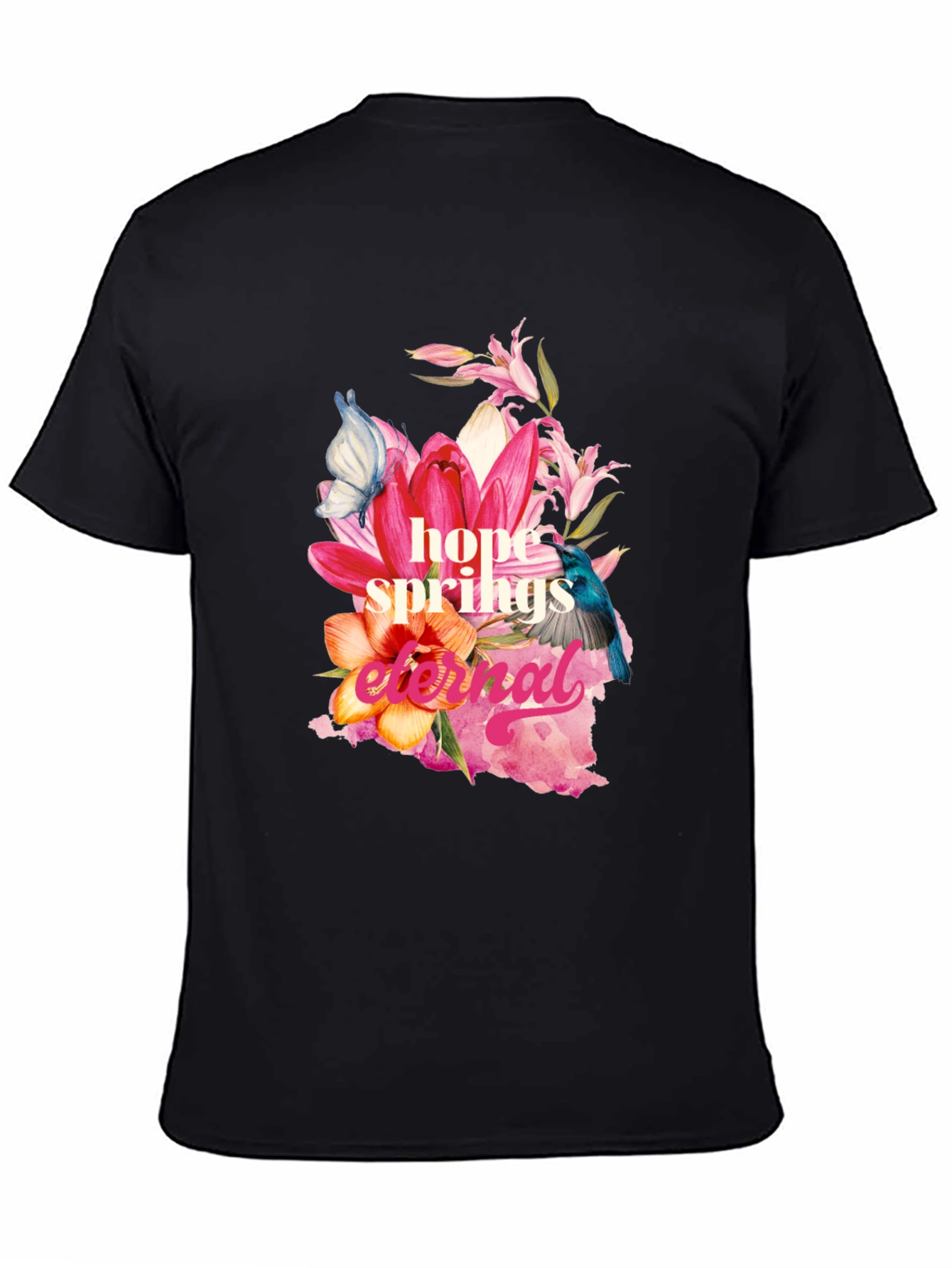 Hope Springs Eternal Floral Graphic Tee