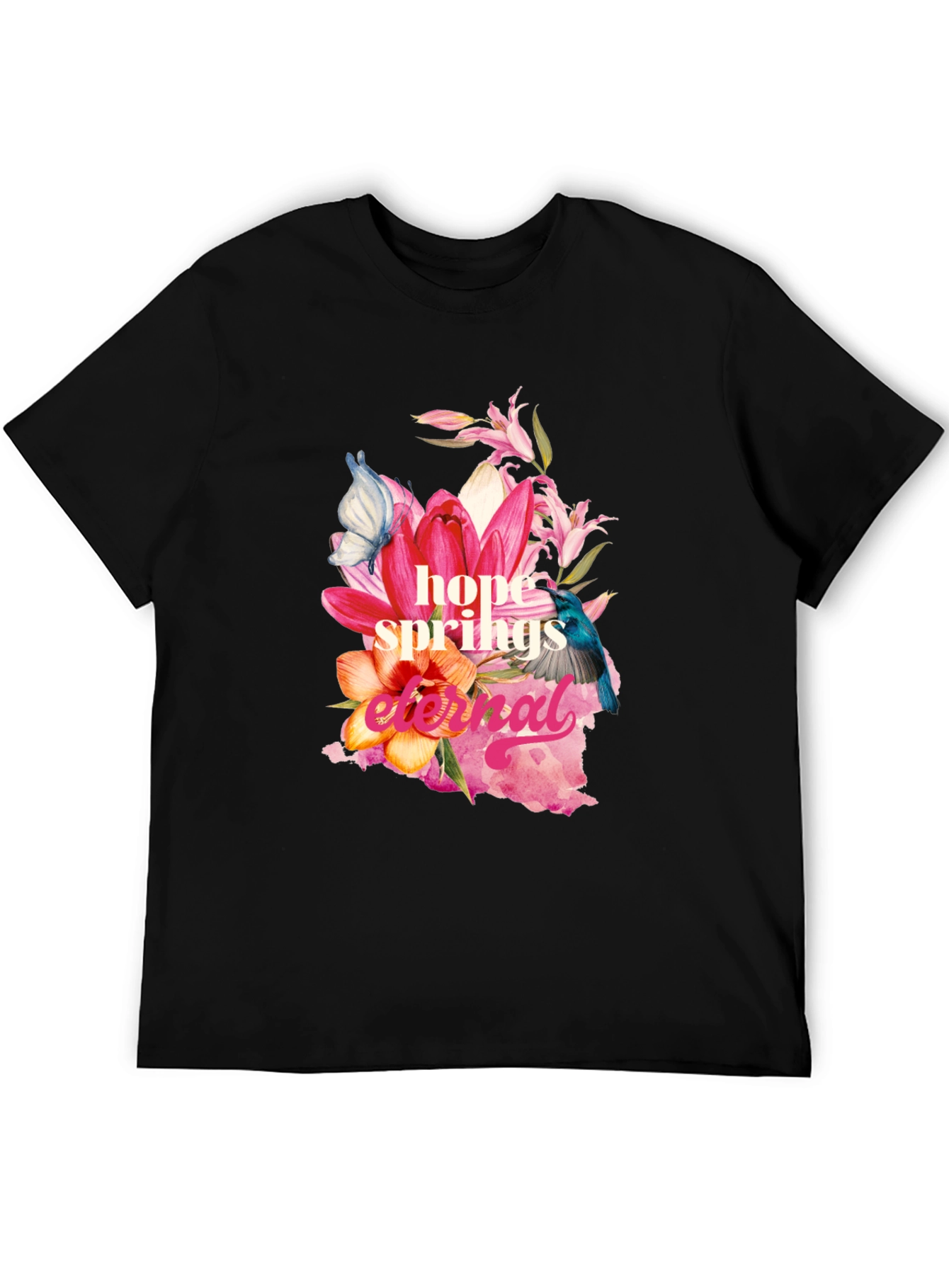 Hope Springs Eternal Floral Graphic Tee