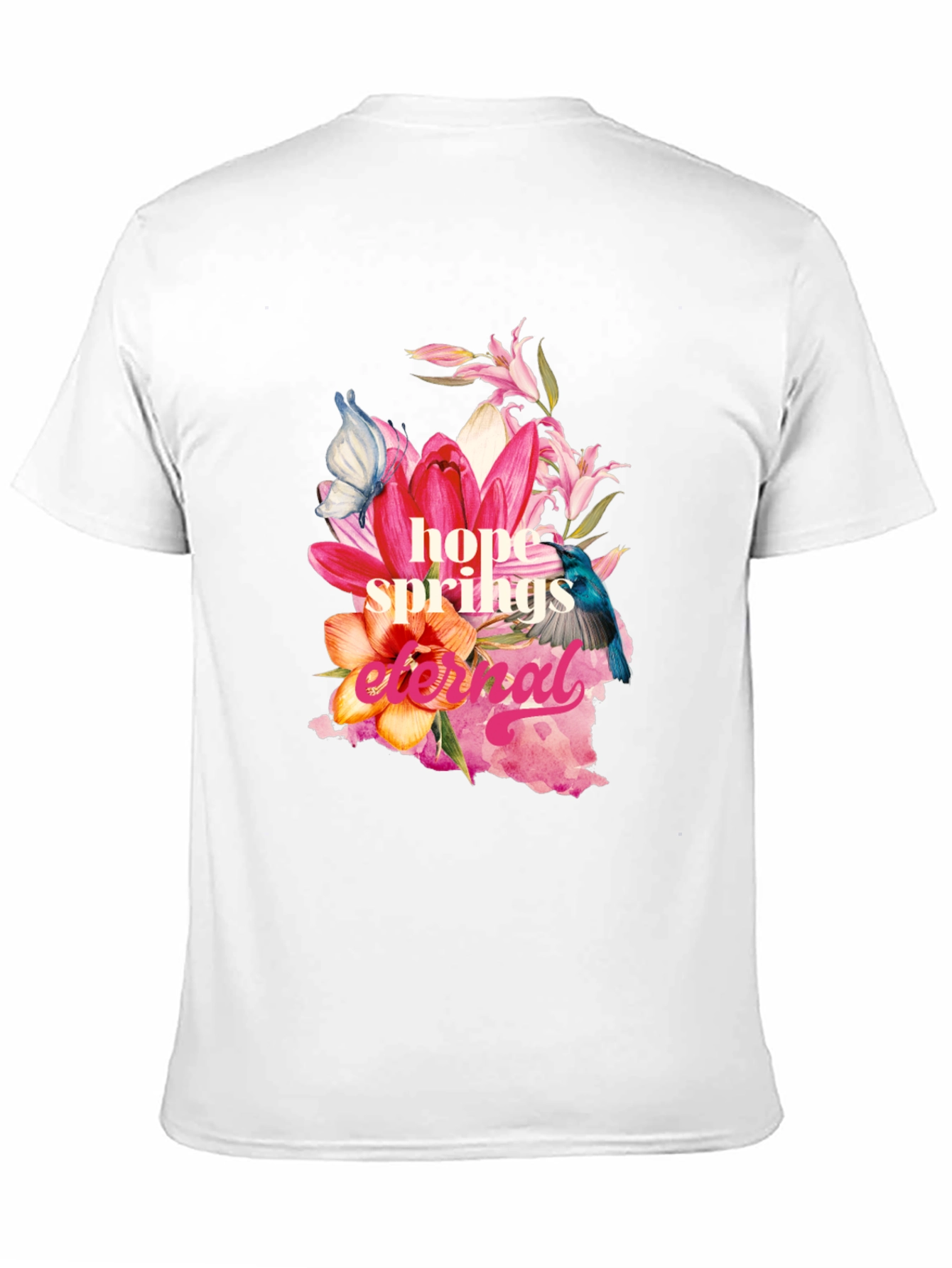 Hope Springs Eternal Floral Graphic Tee