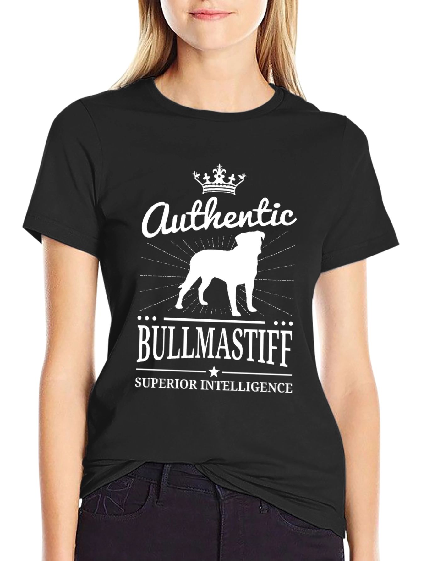 Authentic Bullmastiff T-Shirt - Superior Intelligence