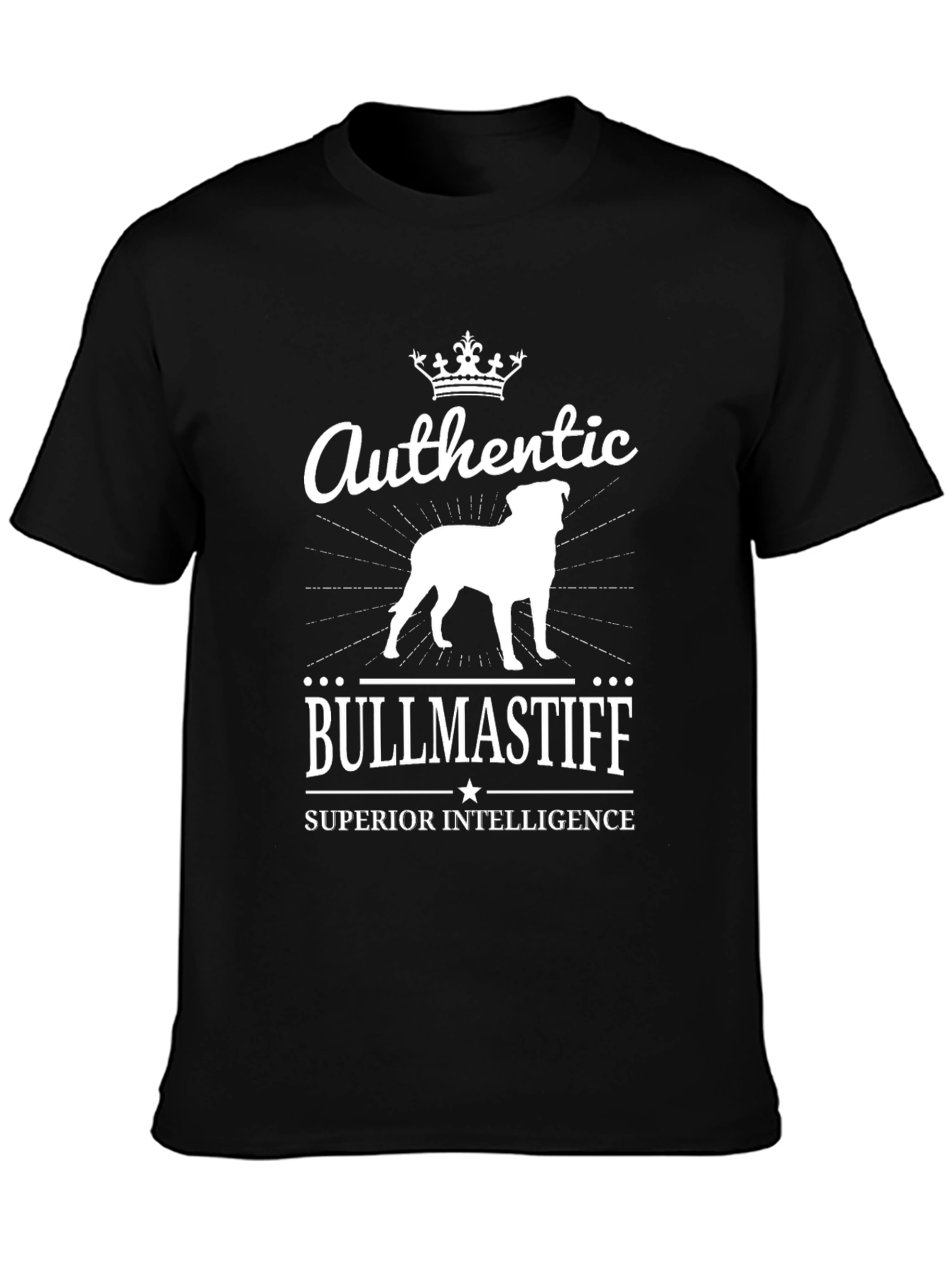 Authentic Bullmastiff T-Shirt - Superior Intelligence
