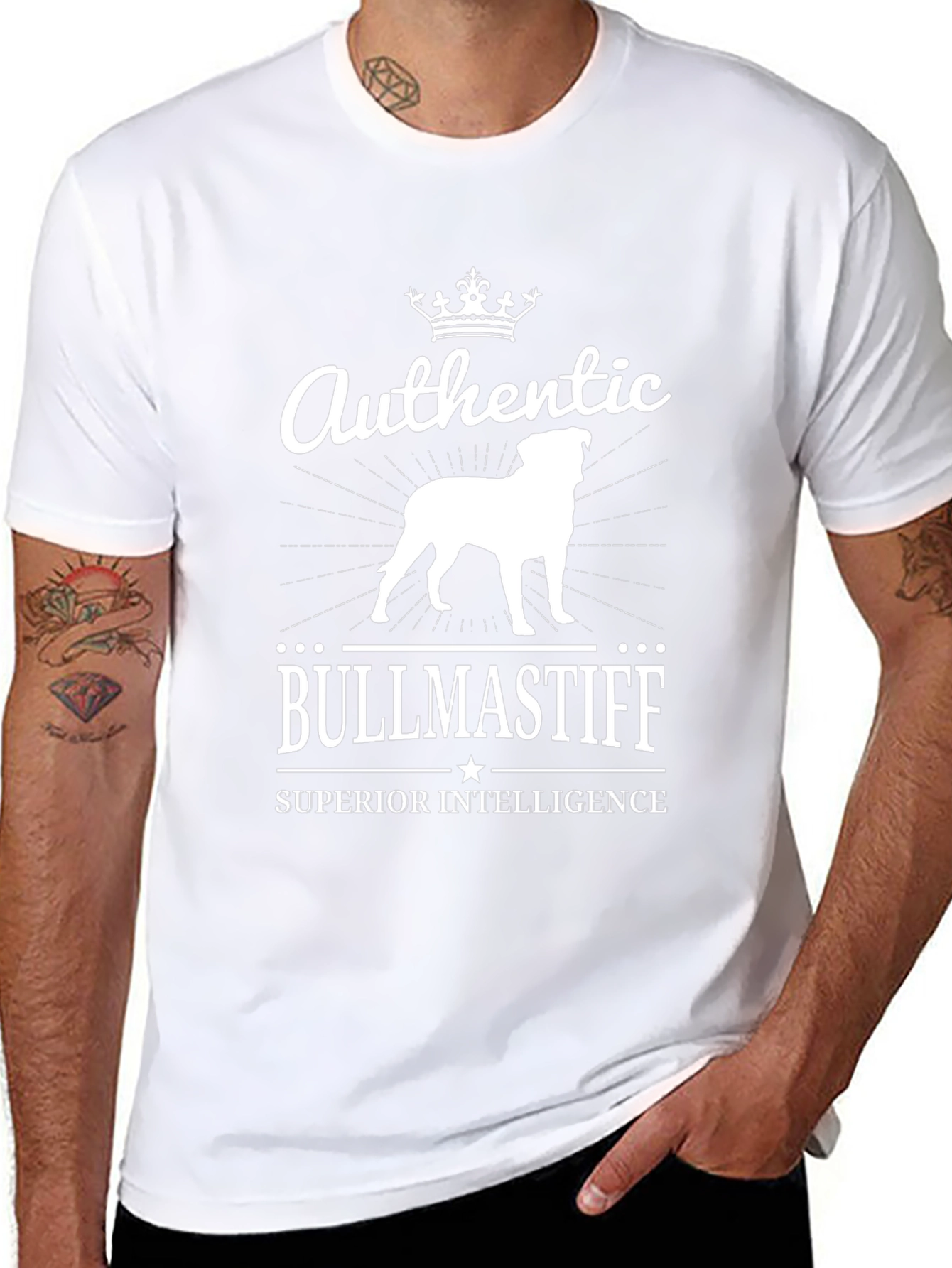 Authentic Bullmastiff T-Shirt - Superior Intelligence