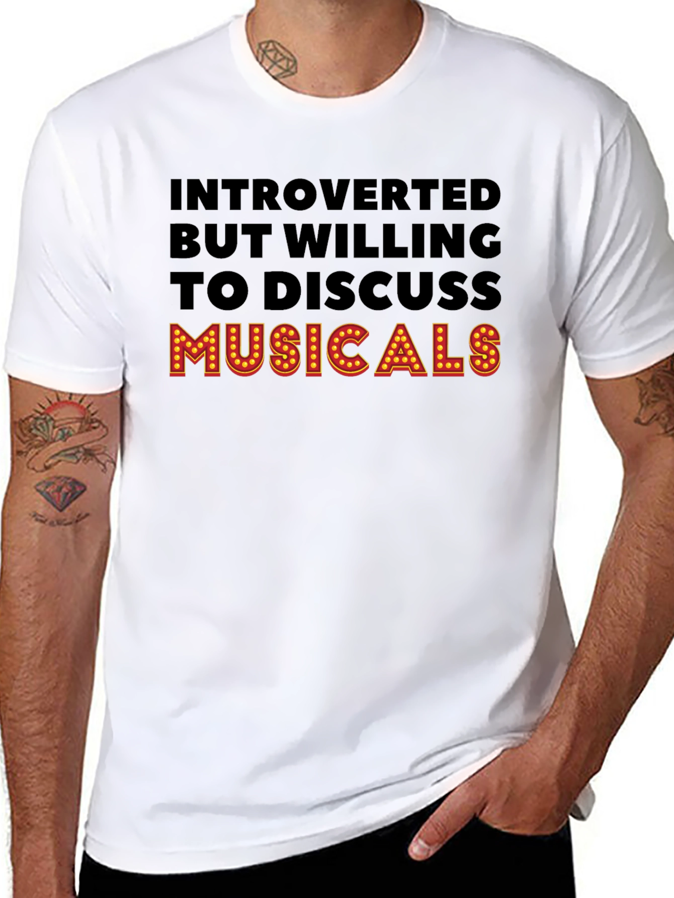 Introverted Musicals Graphic T-Shirt