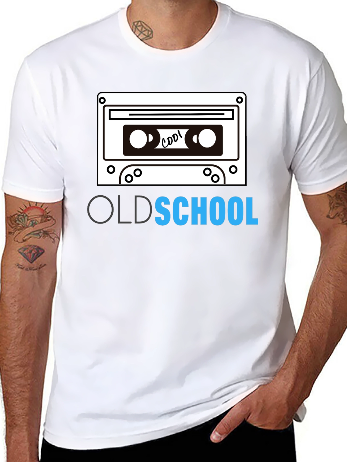 Old School Cassette Tape Graphic Tee