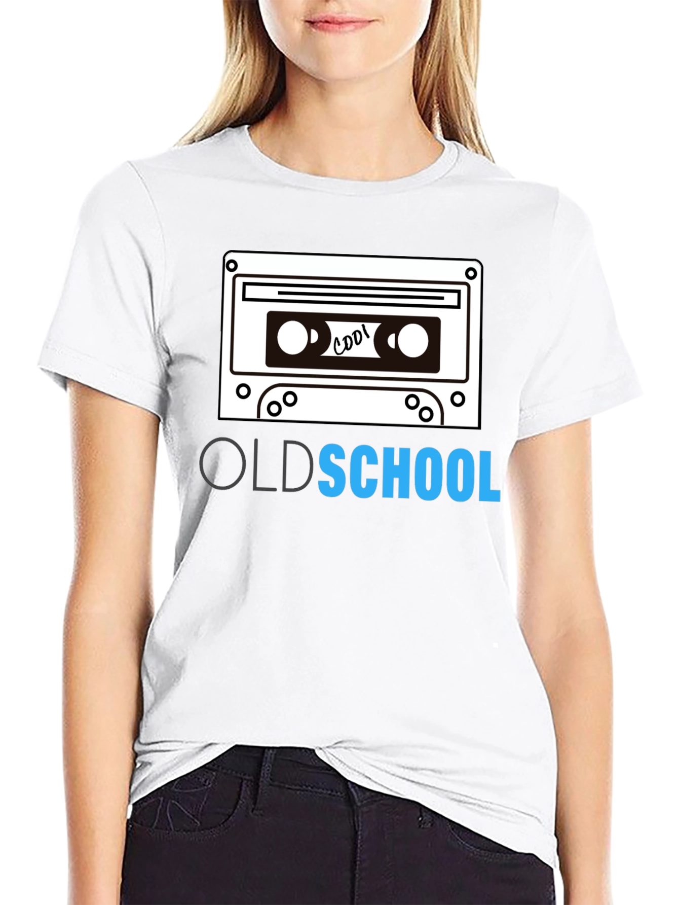 Old School Cassette Tape Graphic Tee