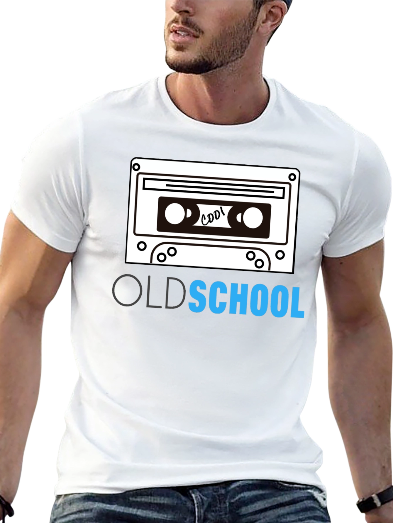 Old School Cassette Tape Graphic Tee