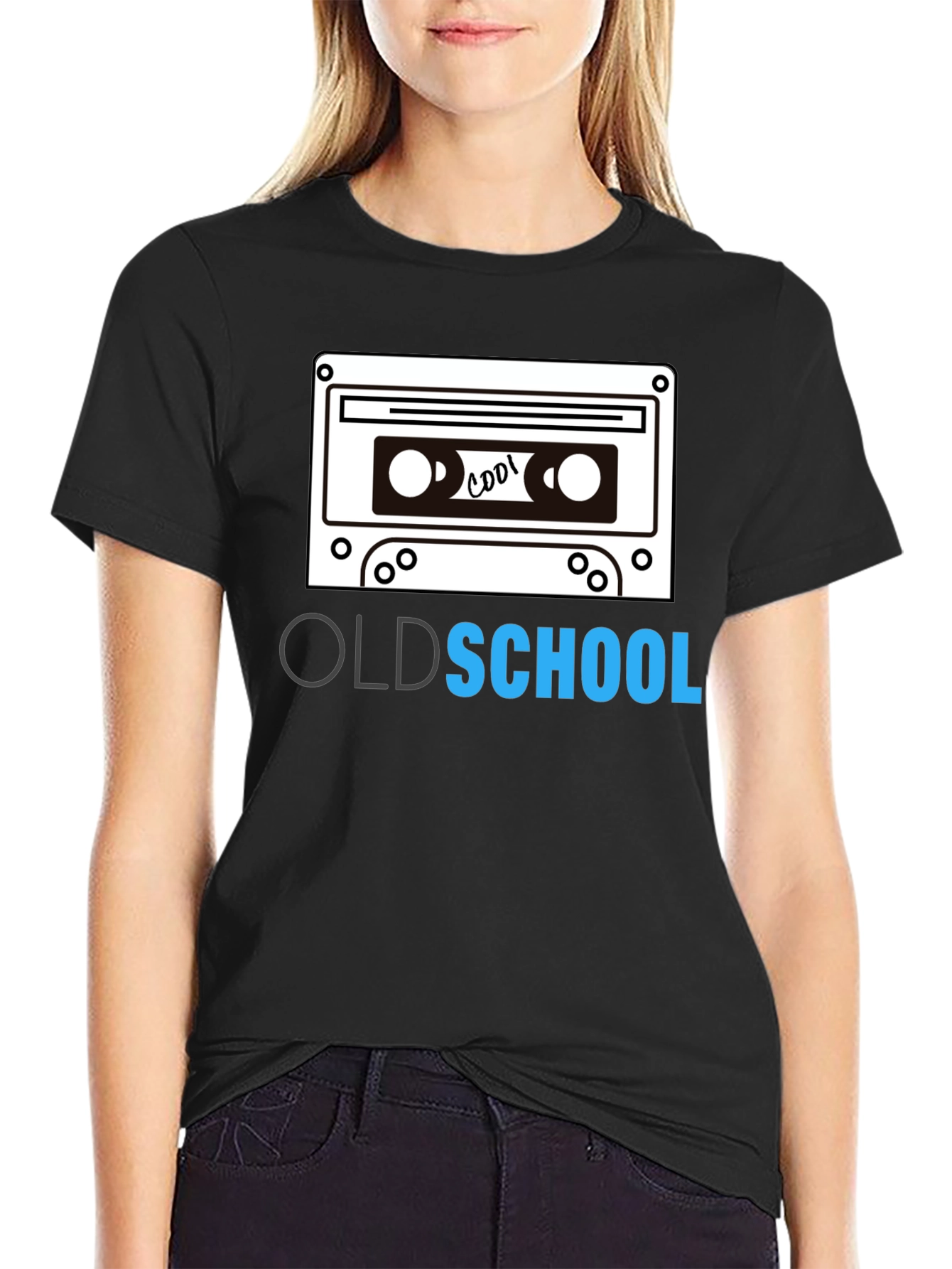Old School Cassette Tape Graphic Tee