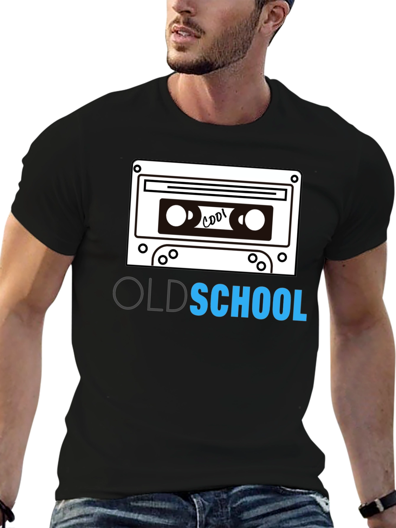 Old School Cassette Tape Graphic Tee