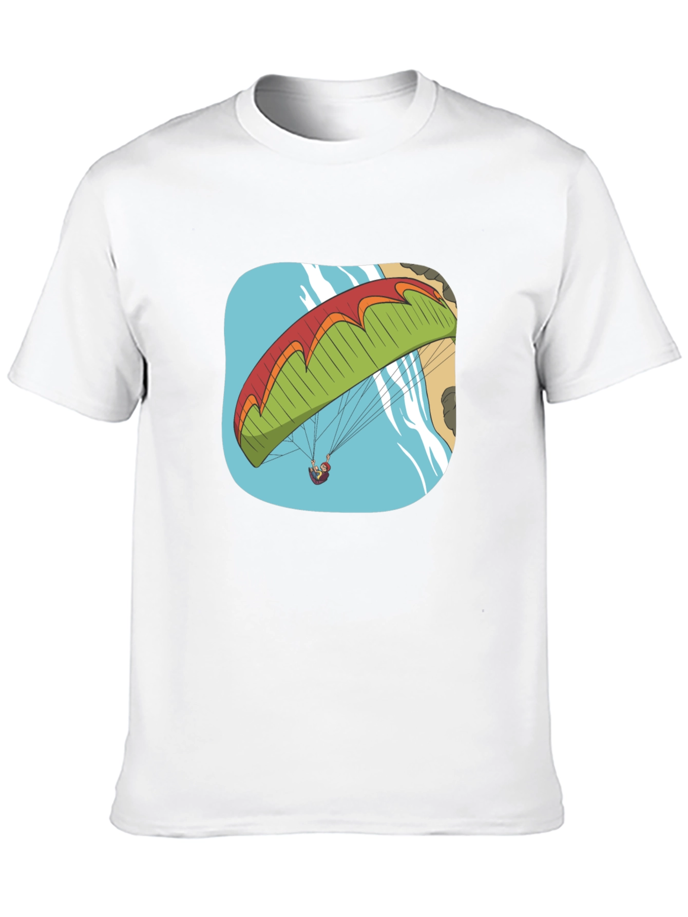 Paragliding Adventure T-Shirt - Black