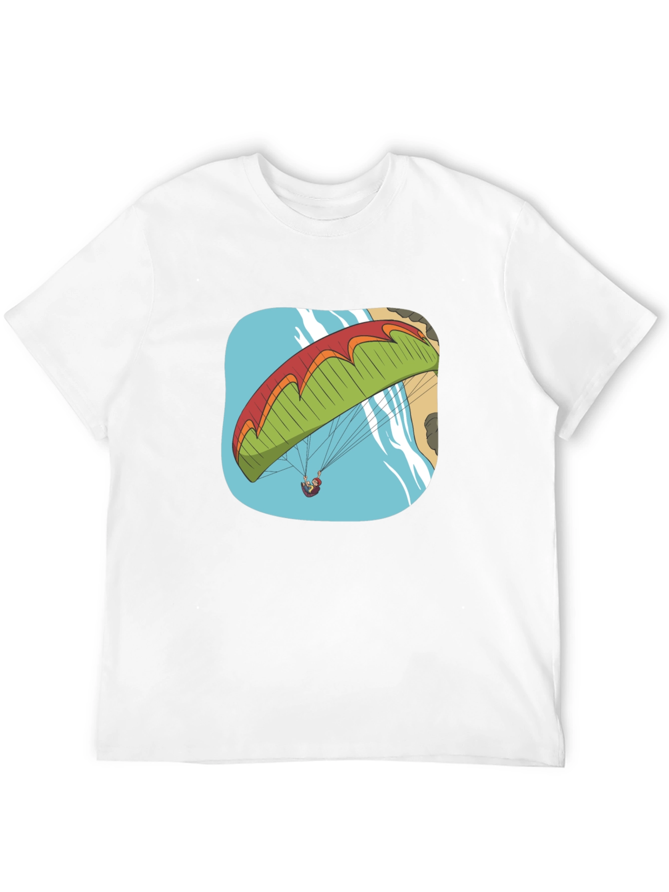 Paragliding Adventure T-Shirt - Black
