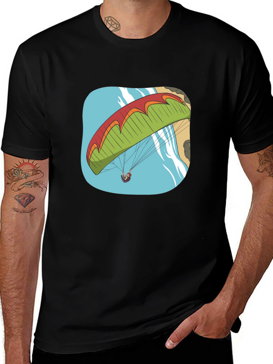 Paragliding Adventure T-Shirt - Black